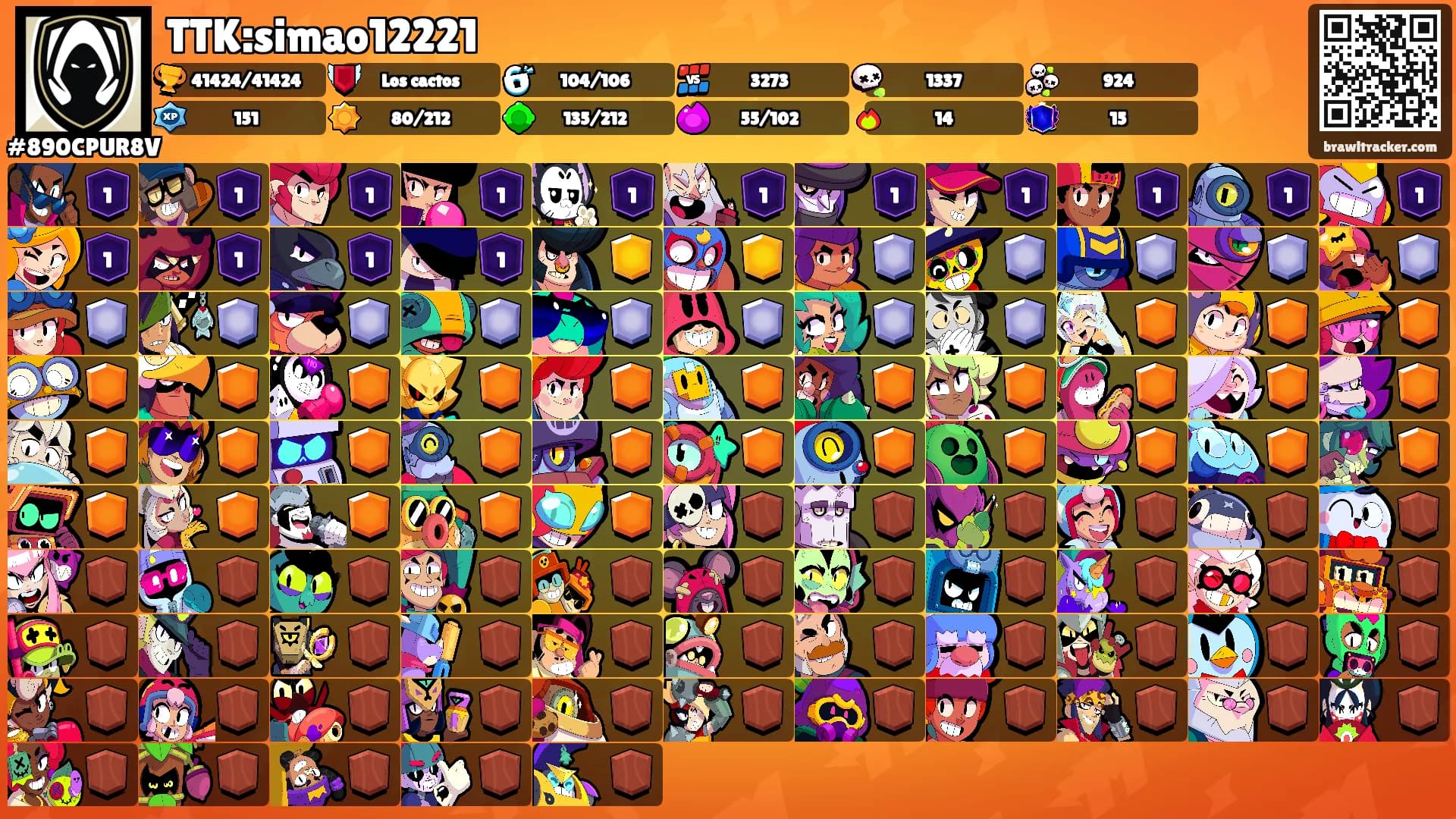 TTK:simao12221's Ranks