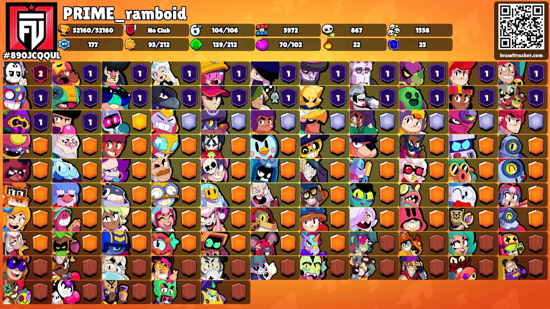 PRIME_ramboid's Ranks