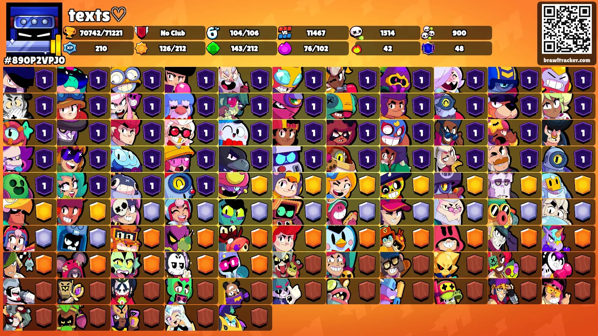 texts♡'s Ranks
