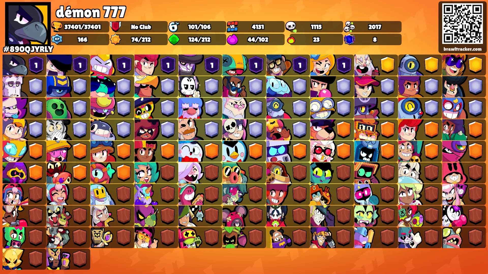 démon 777's Ranks