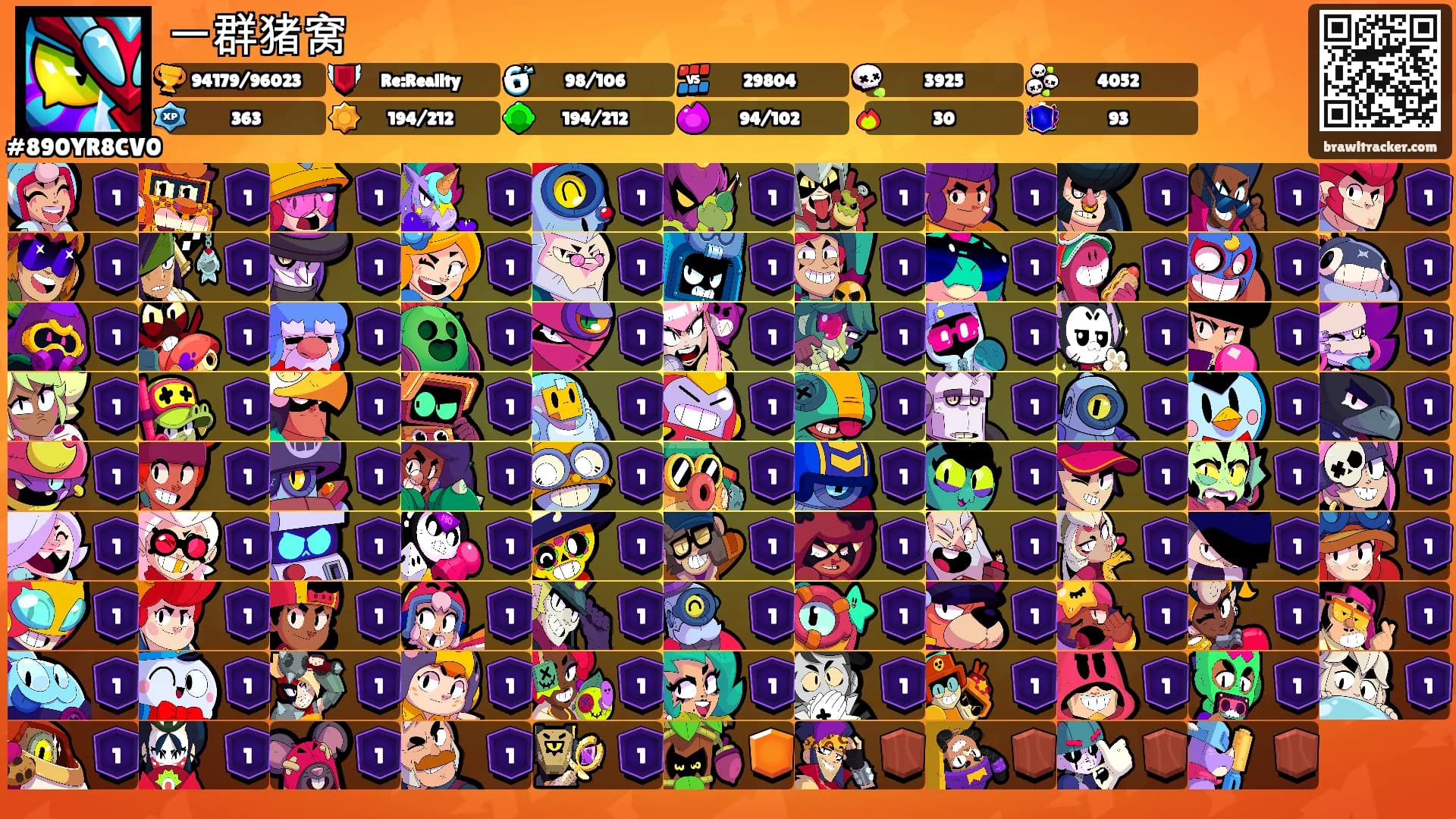 一群猪窝's Ranks