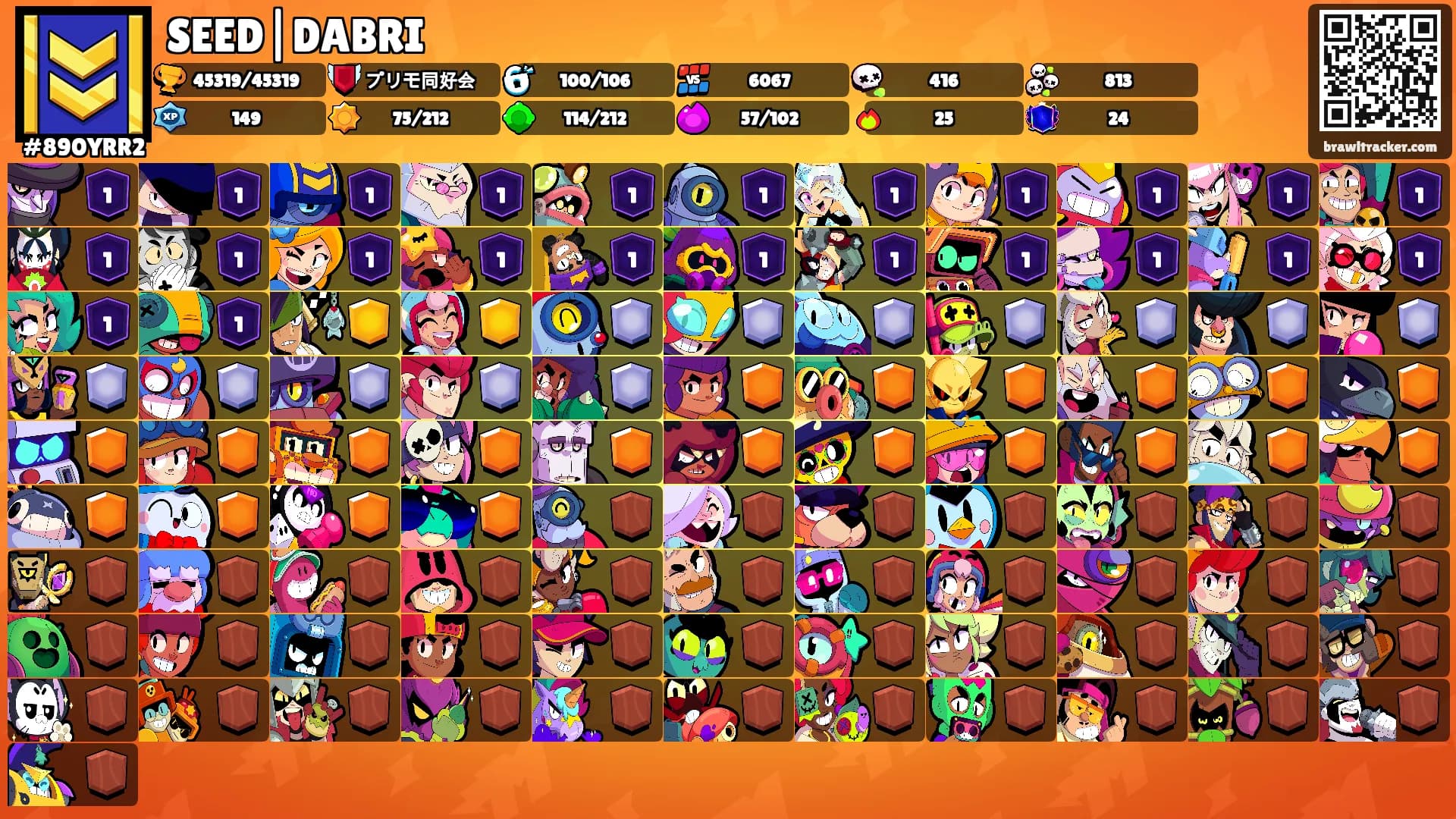 SEED|DABRI's Ranks