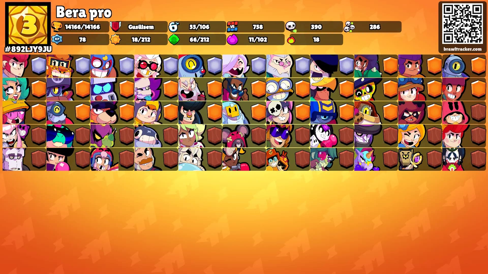 Bera pro's Ranks