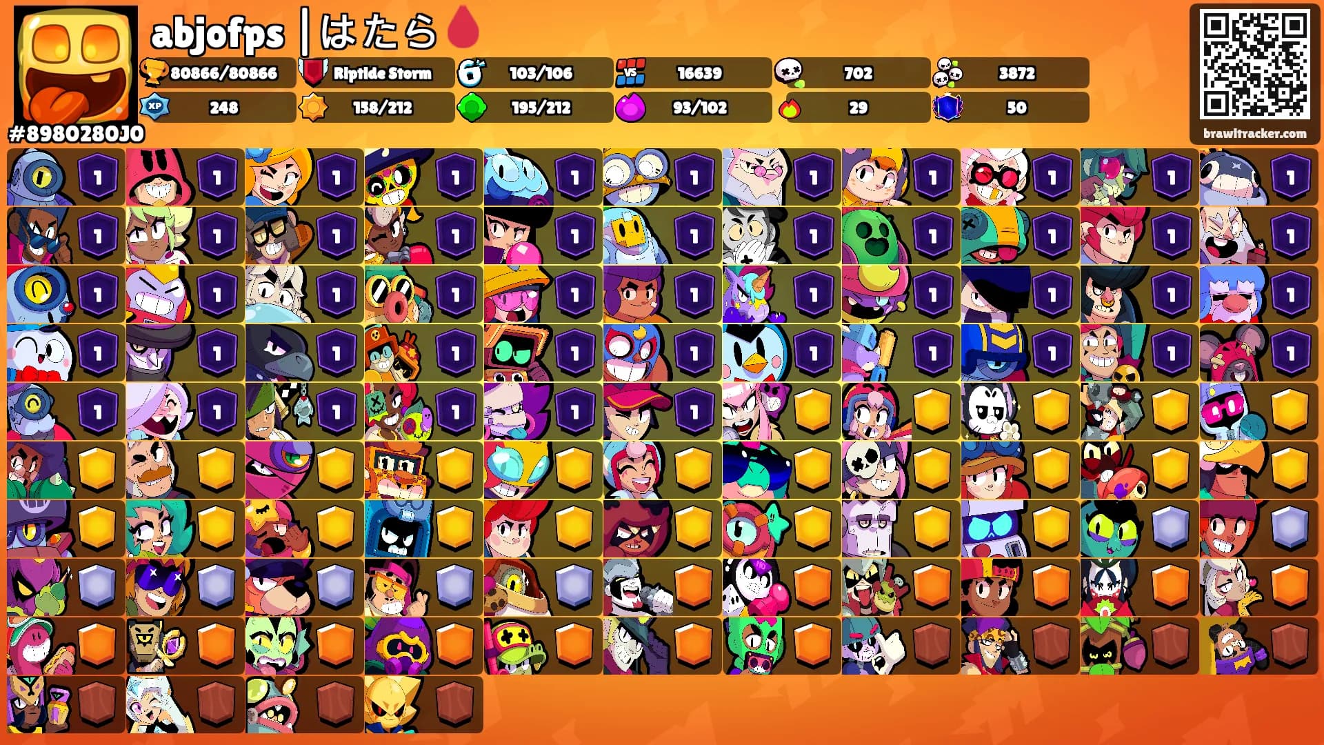 abjofps |はたら🩸's Ranks