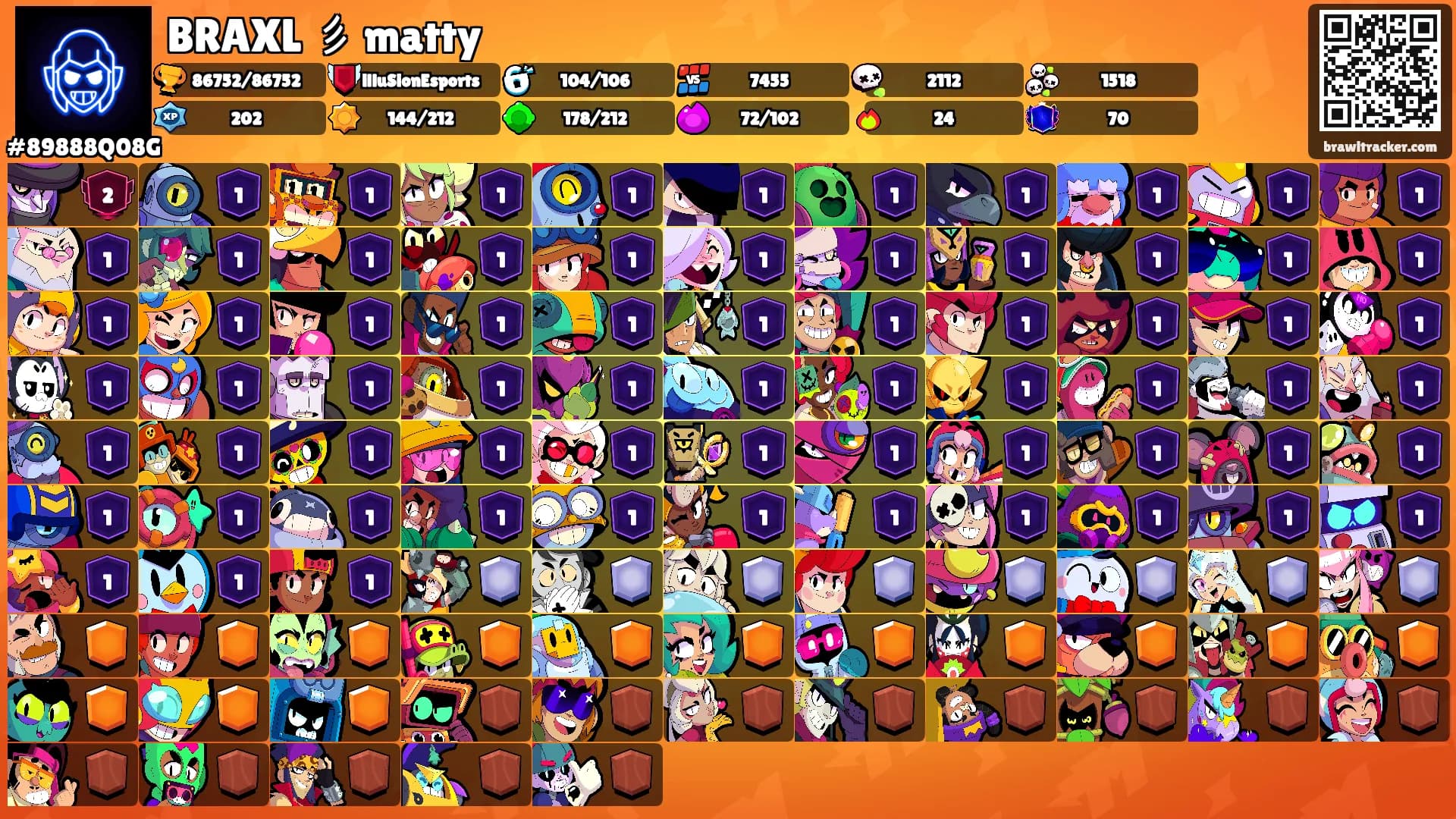BRAXL 彡 matty's Ranks