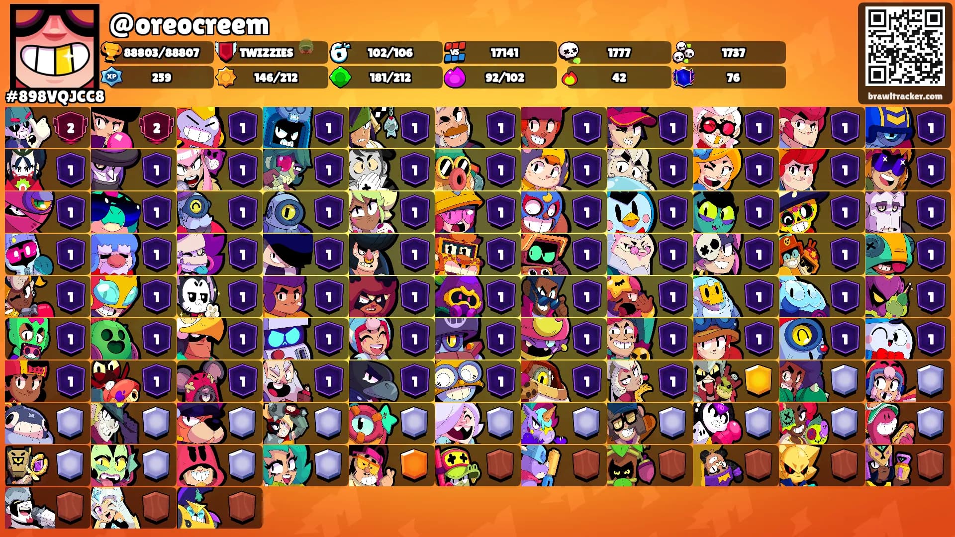 @oreocreem's Ranks