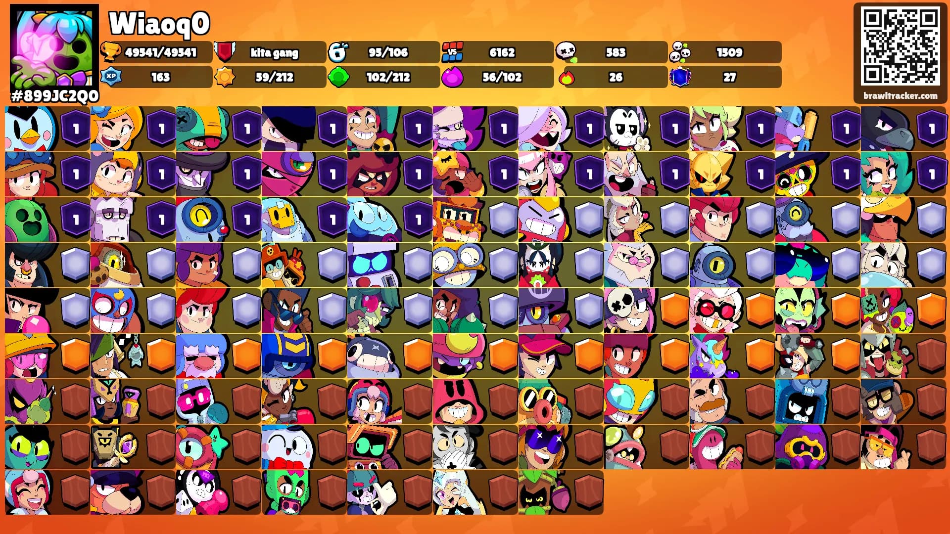 Wiaoq0's Ranks