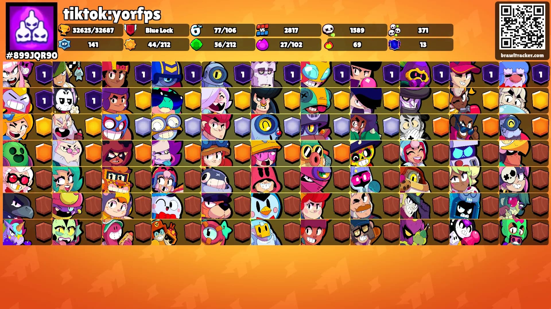 tiktok:yorfps's Ranks