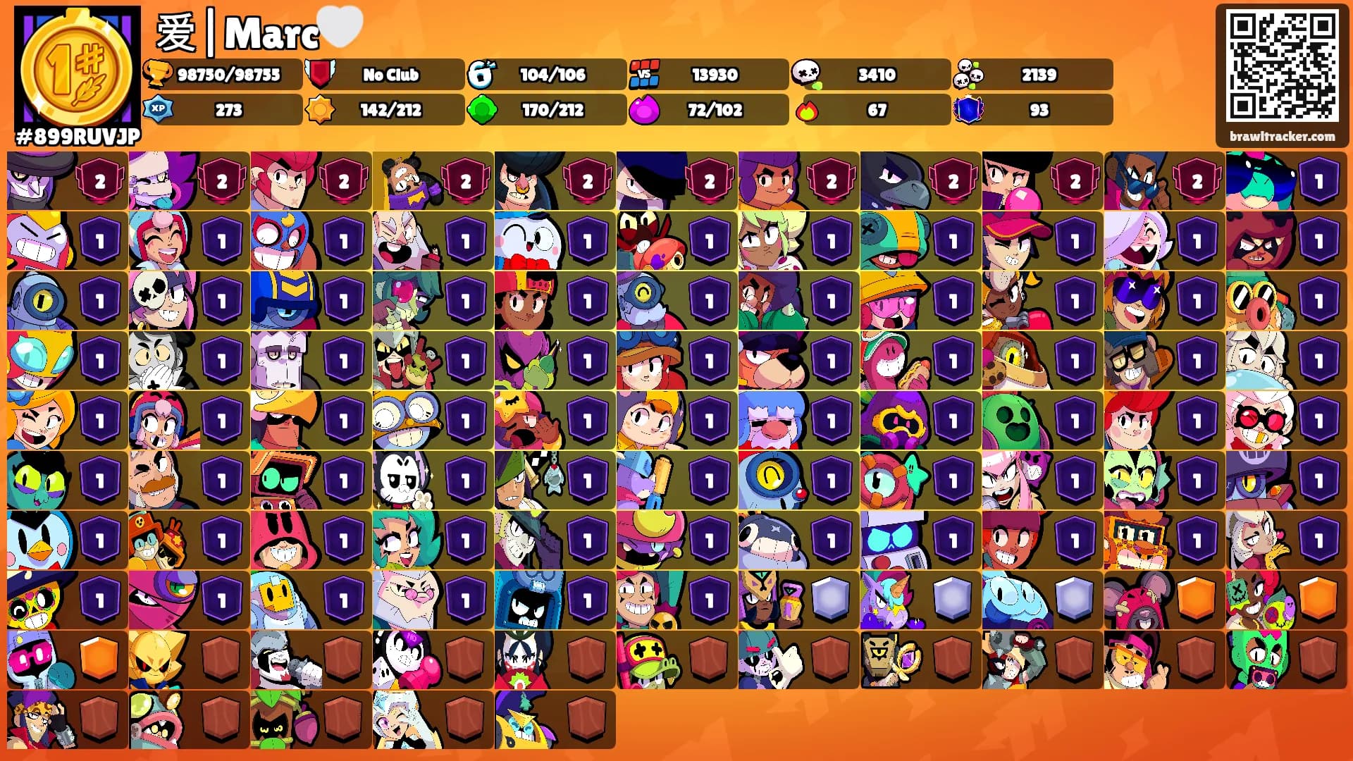爱|Marc🤍's Ranks