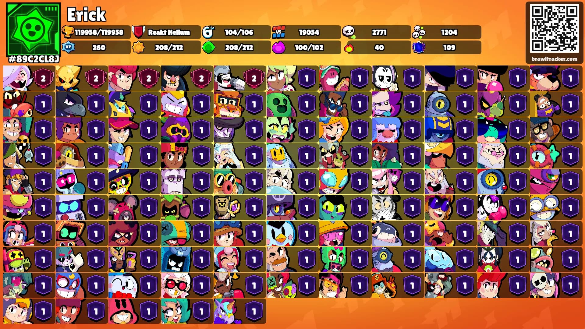 Erick's Ranks