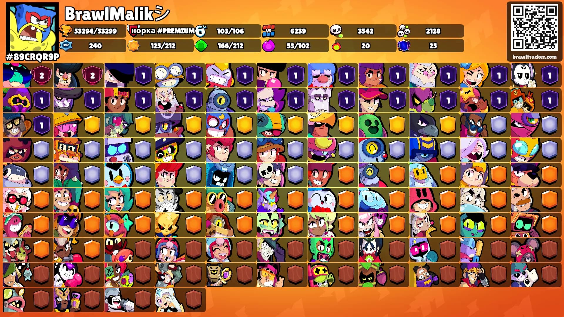 BrawlMalikシ's Ranks