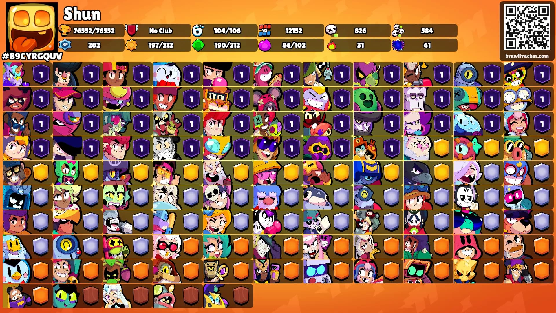 Shun's Ranks