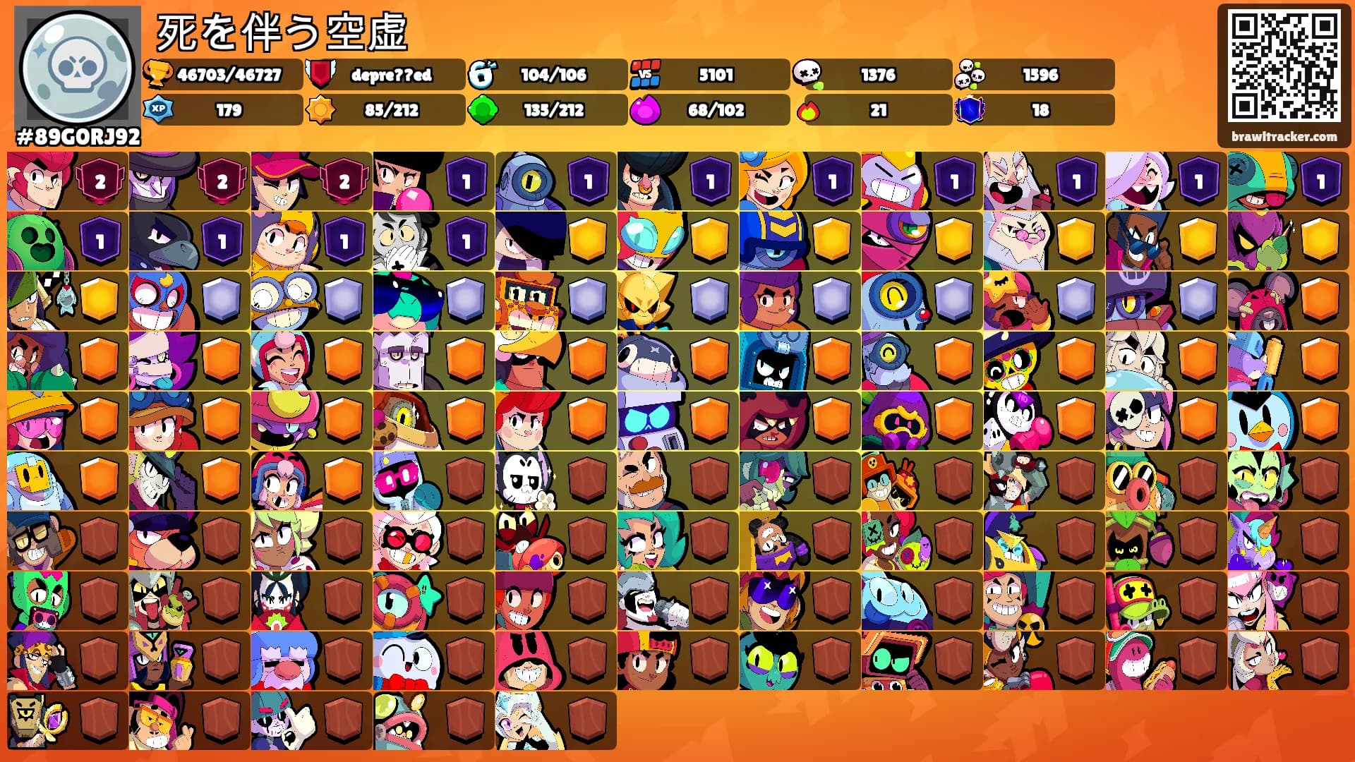 死を伴う空虚's Ranks