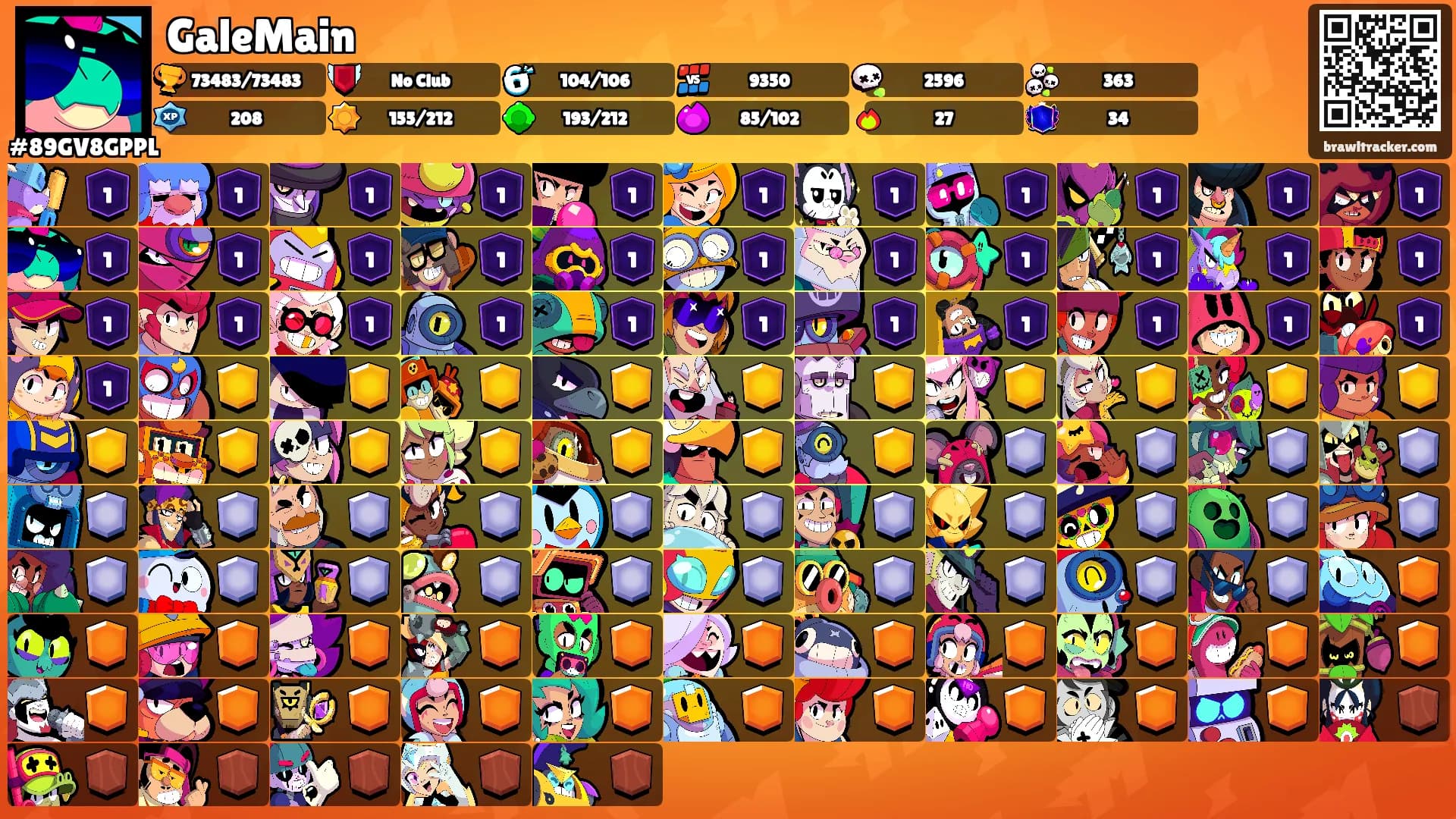GaleMain's Ranks
