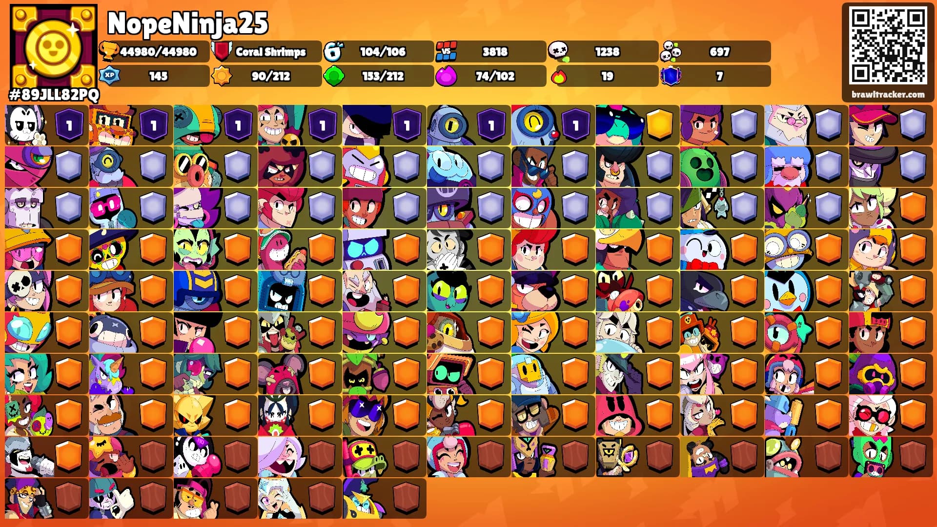 NopeNinja25's Ranks