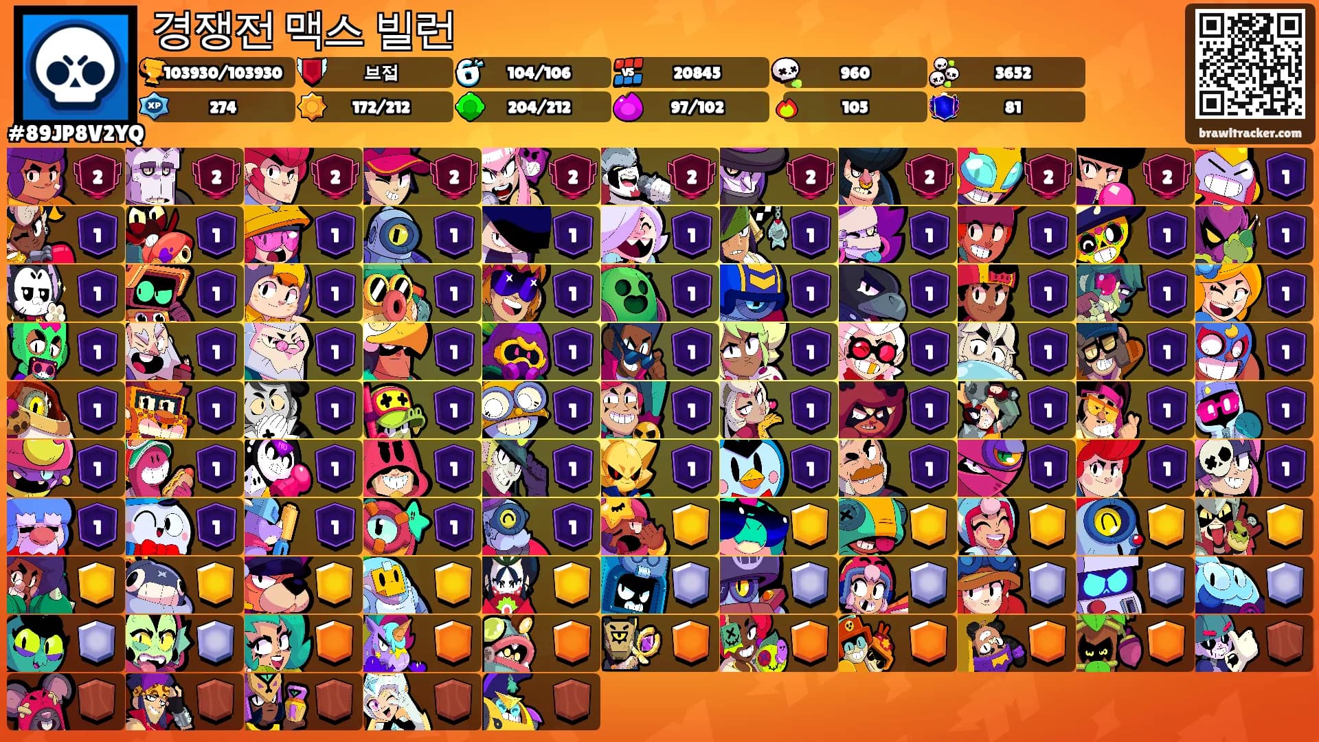 경쟁전 맥스 빌런's Ranks