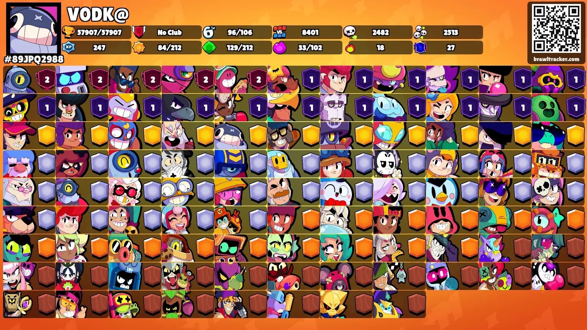 V0DK@'s Ranks