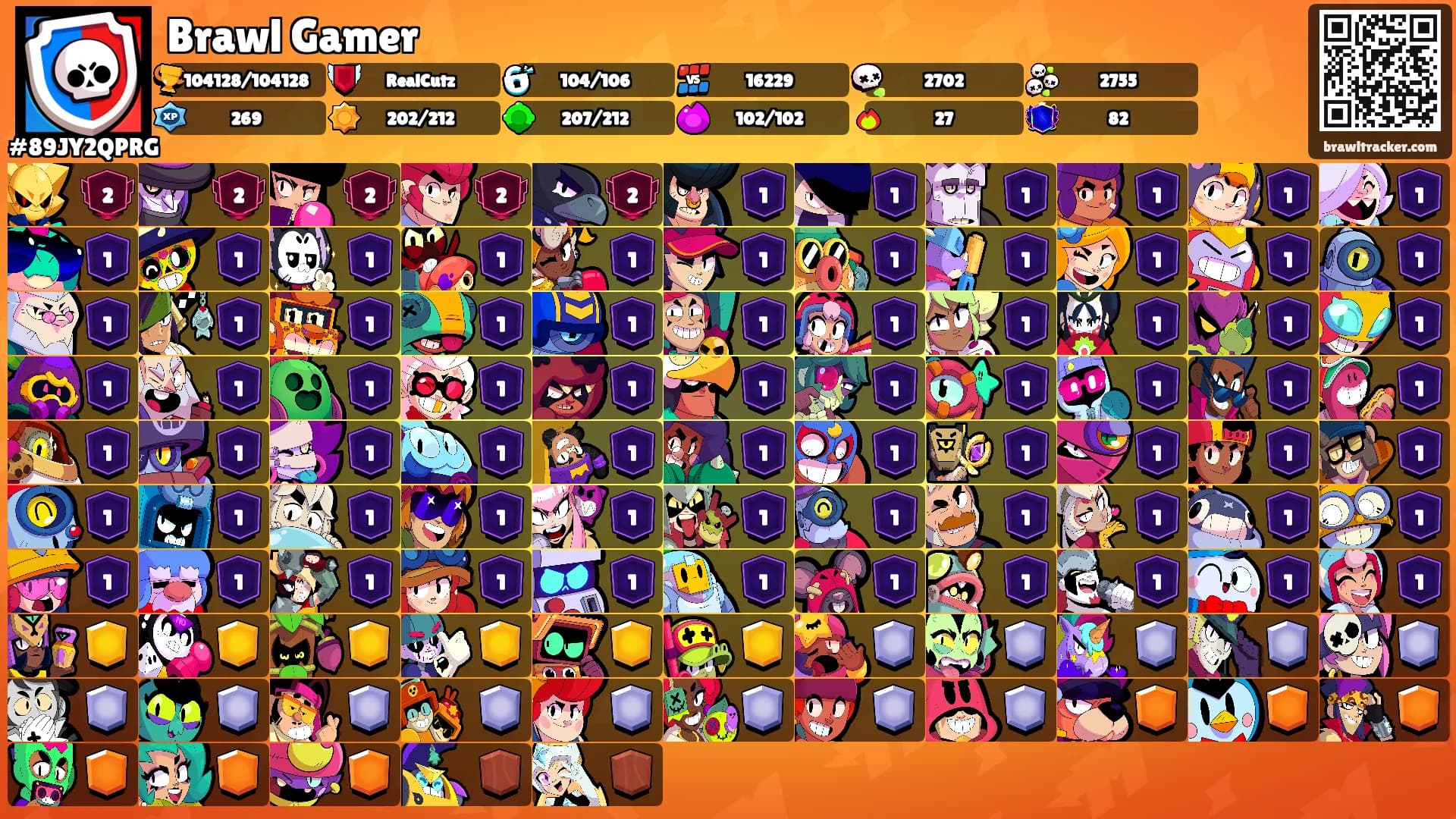 Brawl Gamer's Ranks