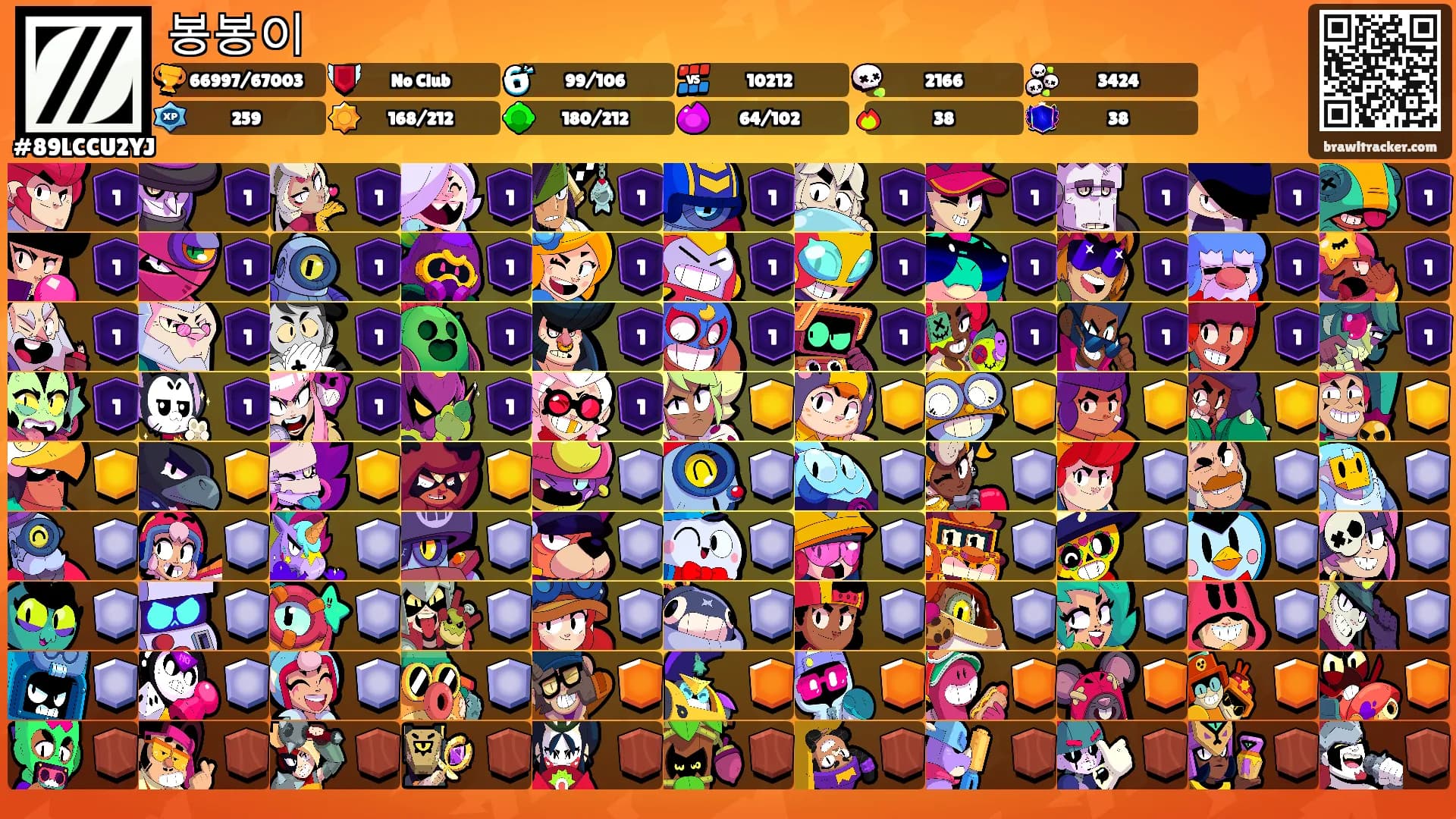 봉봉이's Ranks