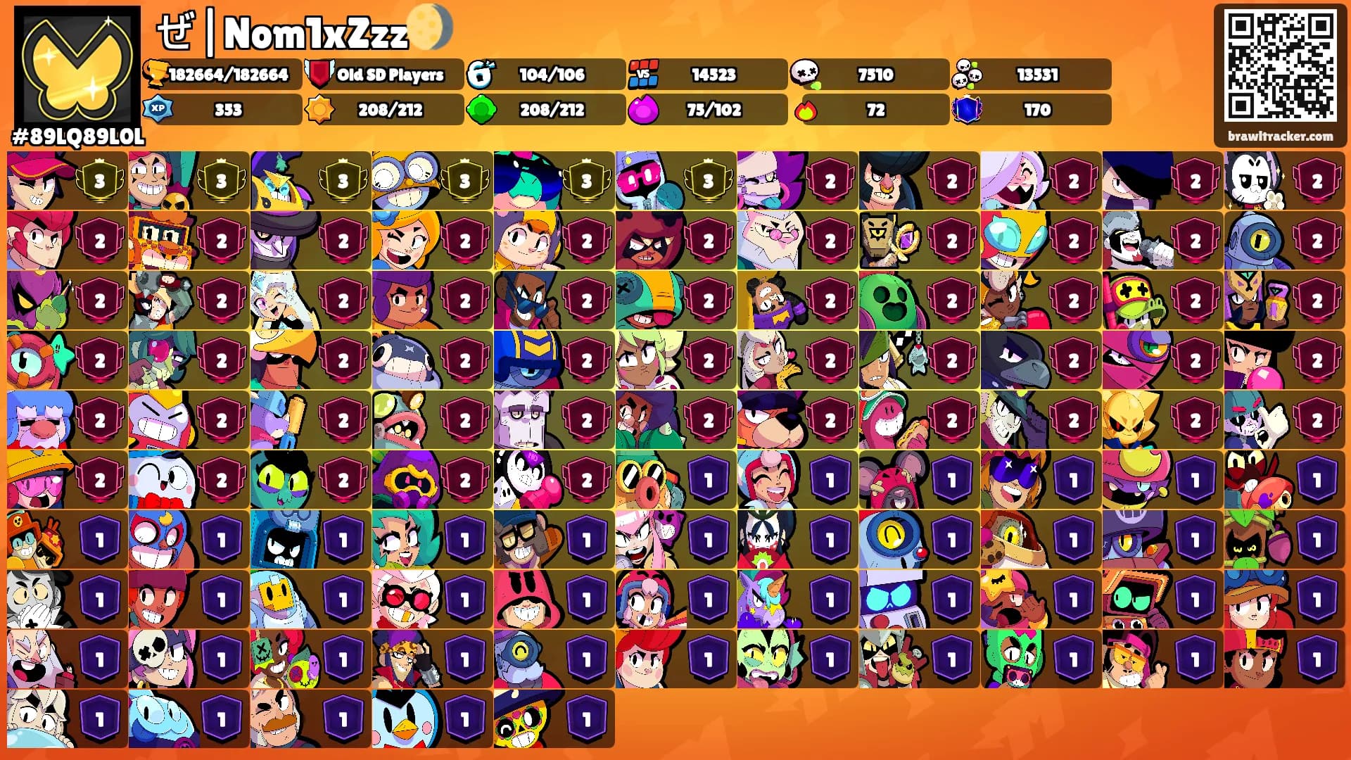 ぜ|Nom1xZzz🌖's Ranks