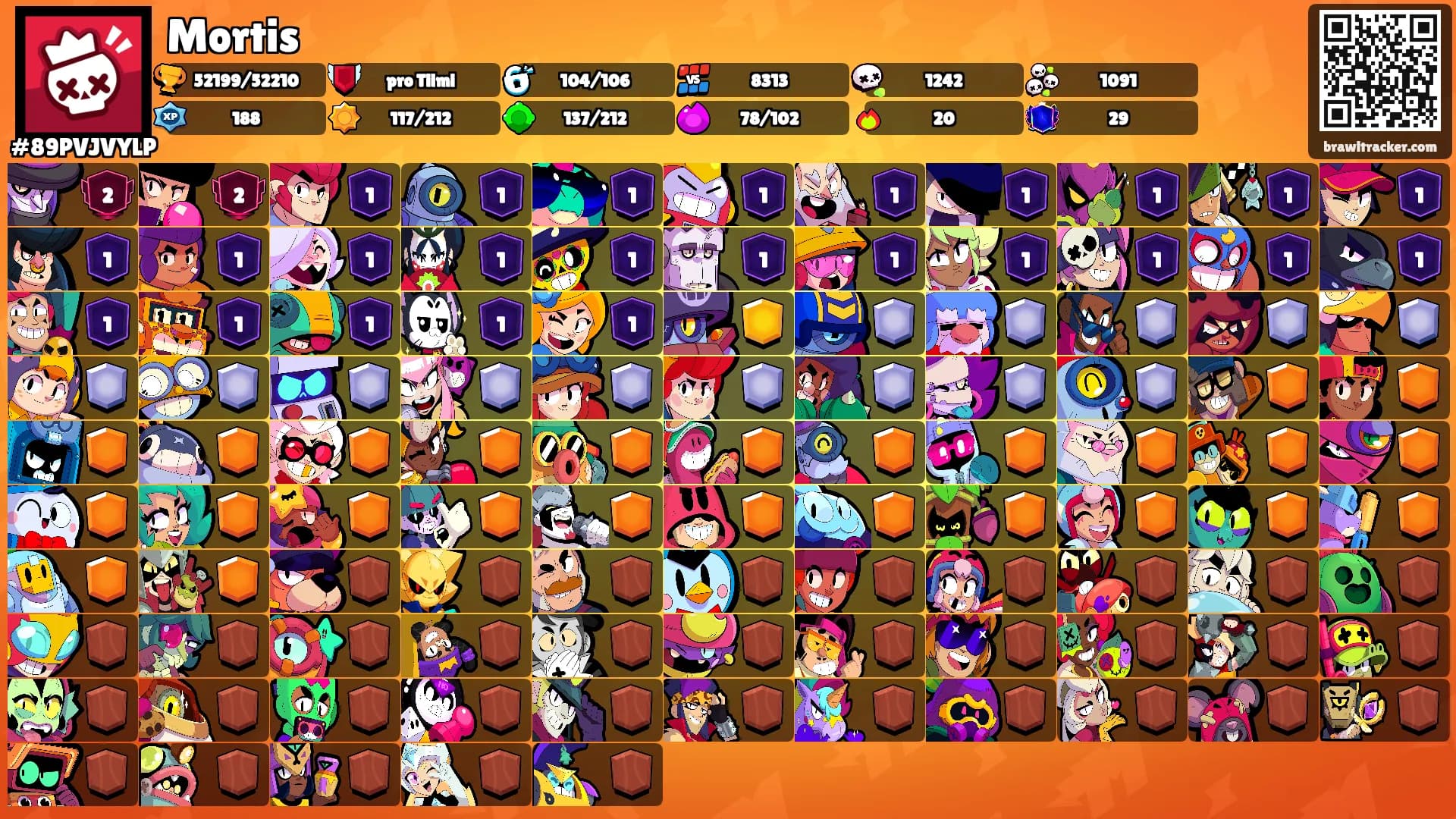 Mortis's Ranks