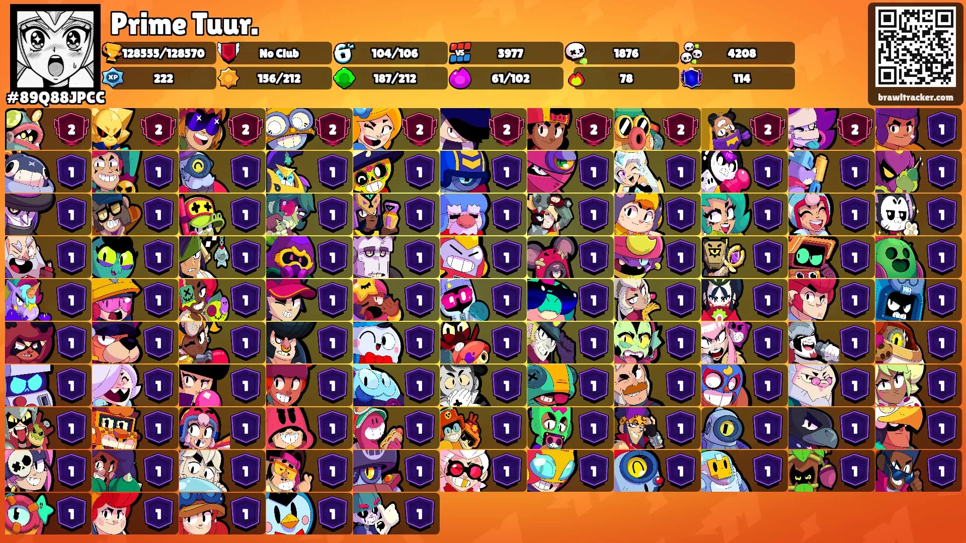 Prime Tuur.'s Ranks