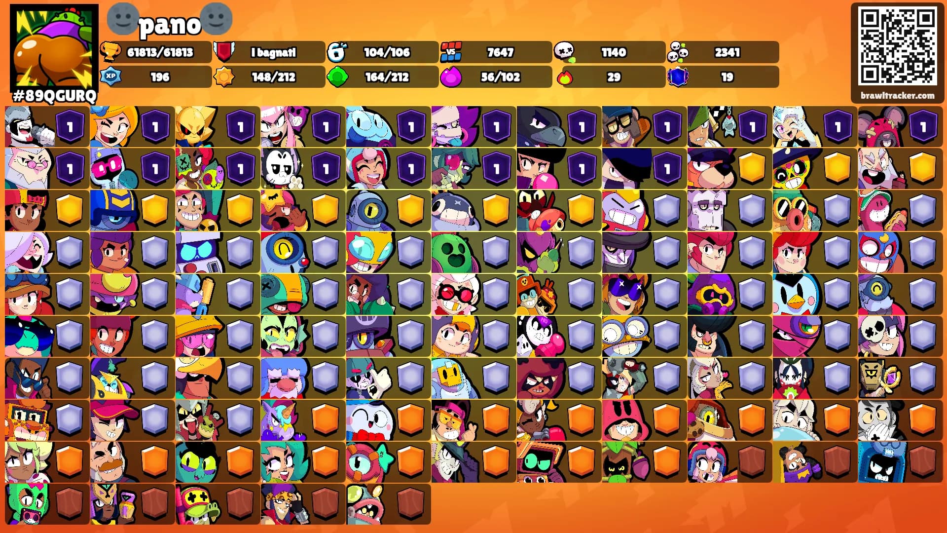 🌚pano🌚's Ranks