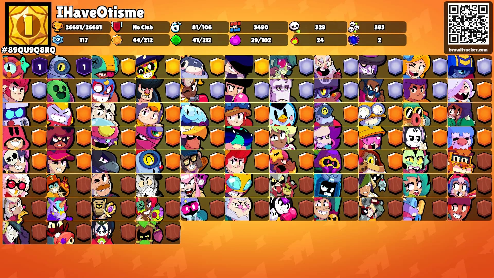 IHaveOtisme's Ranks