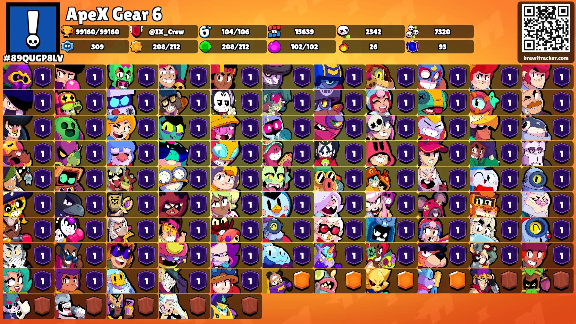 ApeX Gear 6's Ranks