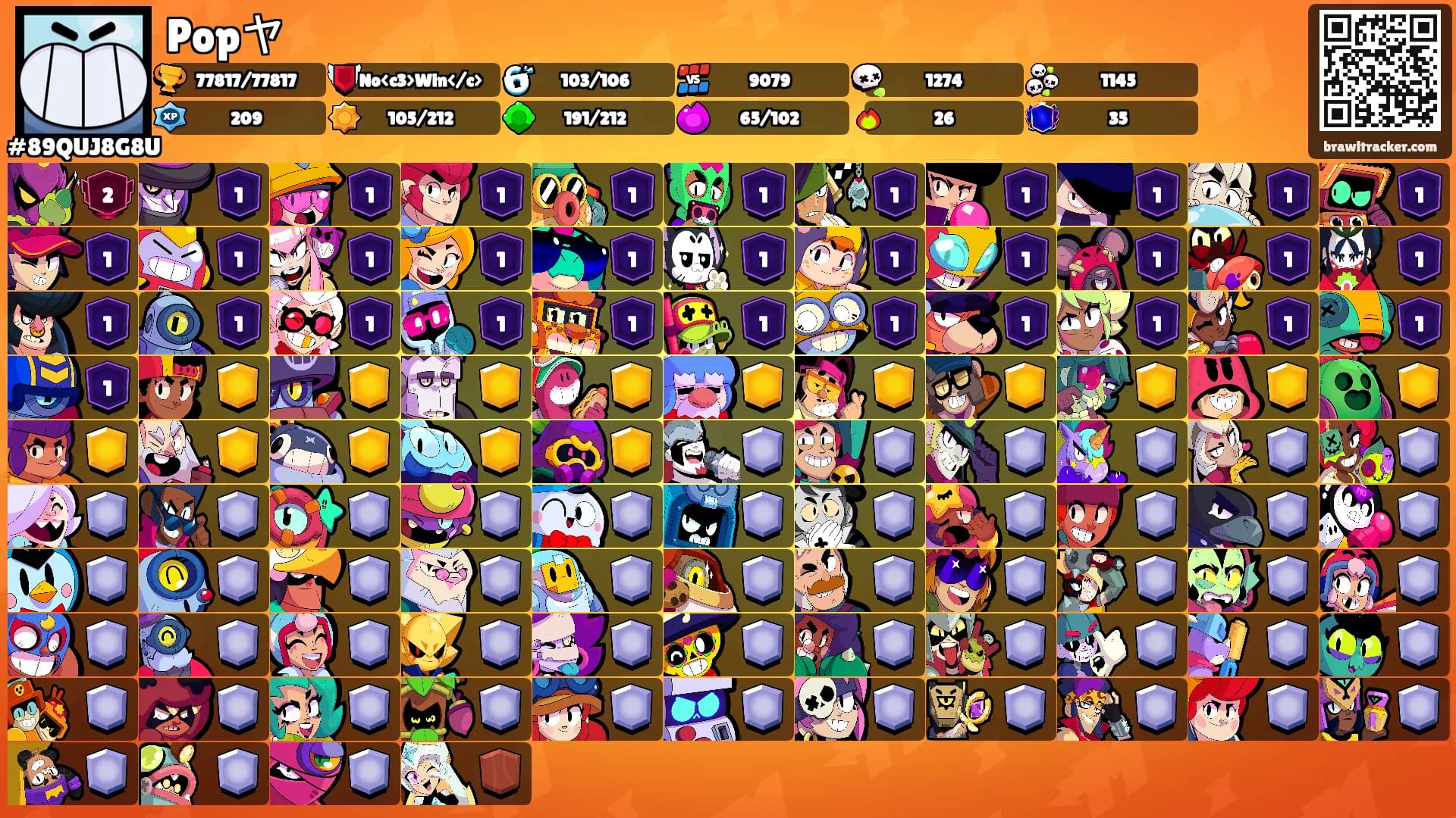 Popヤ's Ranks
