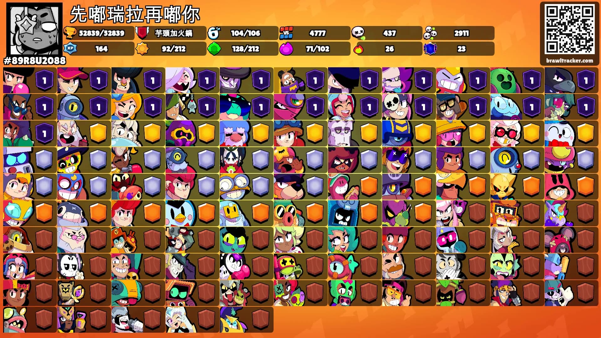 先嘟瑞拉再嘟你's Ranks