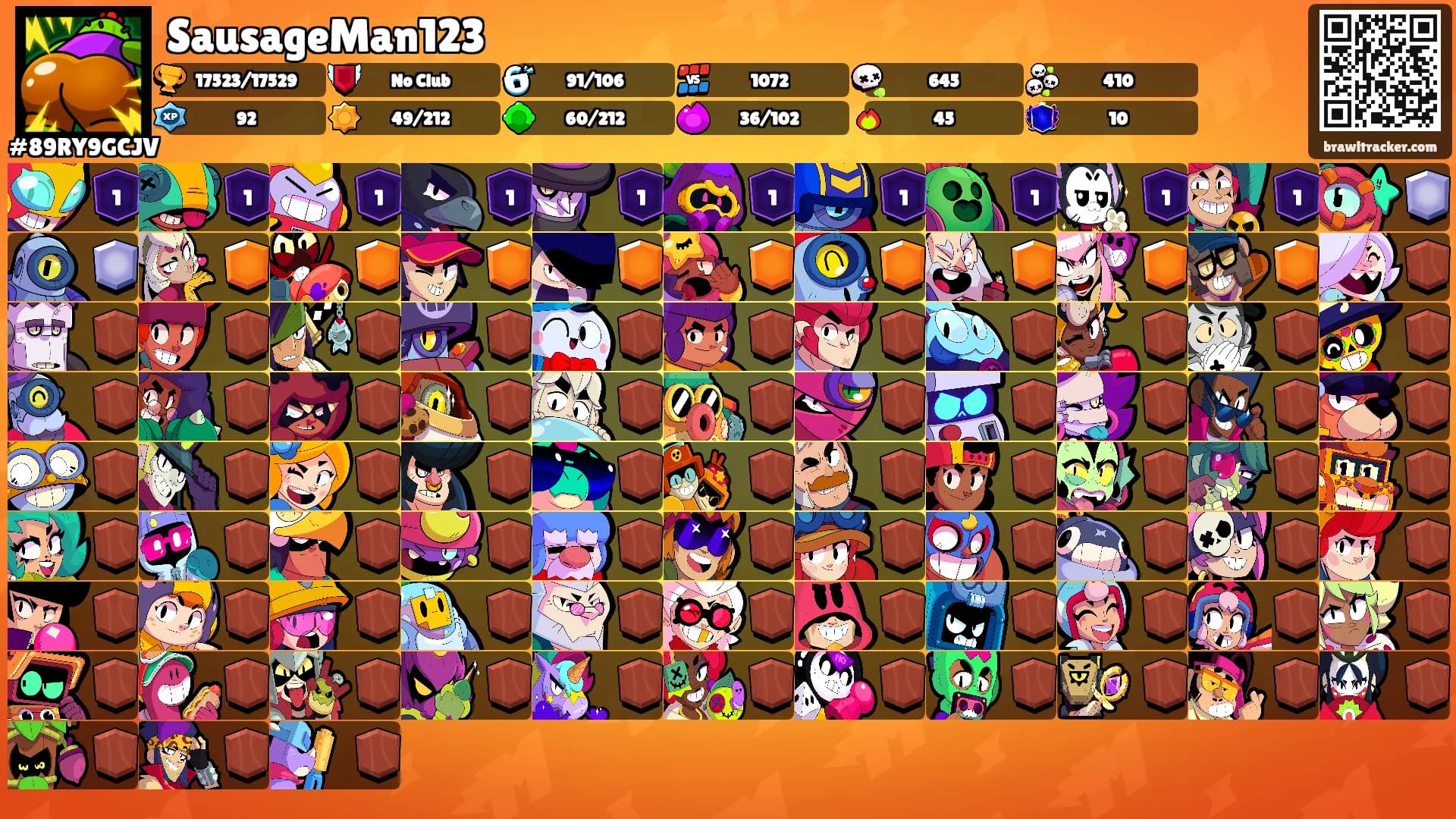 SausageMan123's Ranks