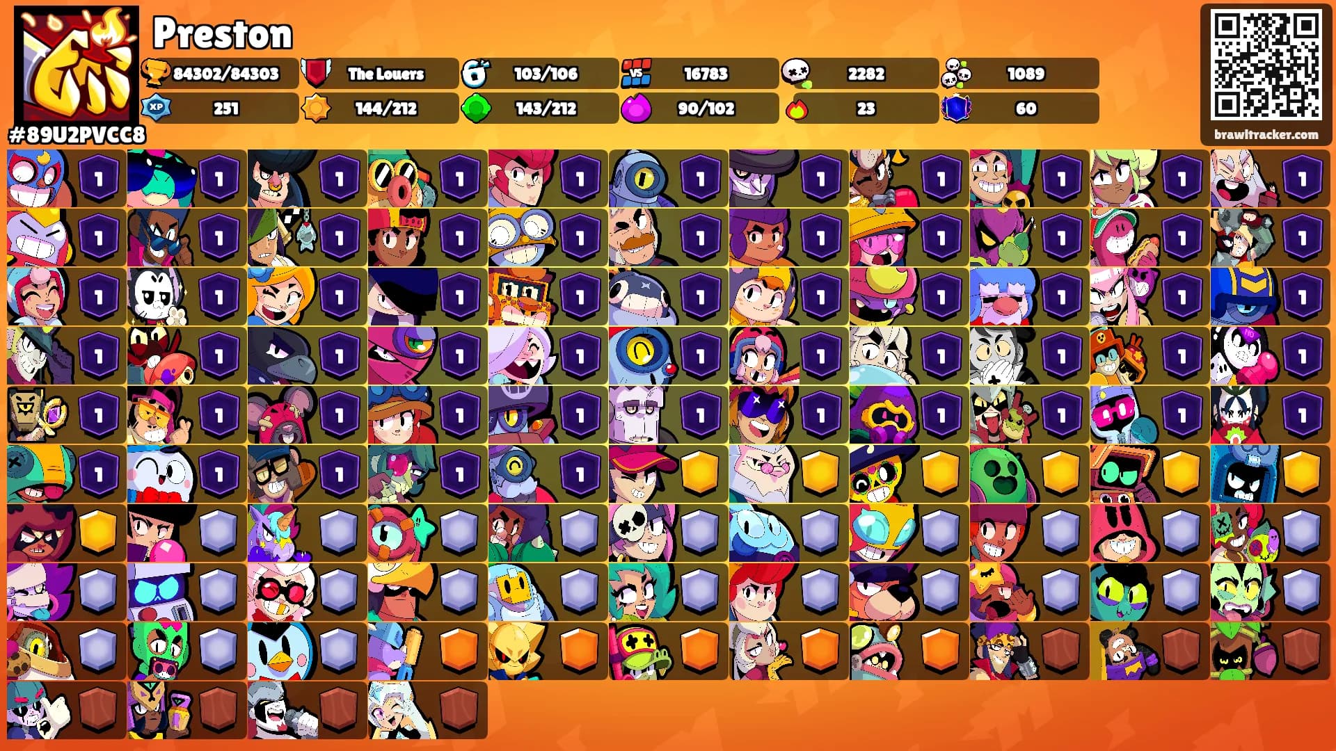 Preston's Ranks