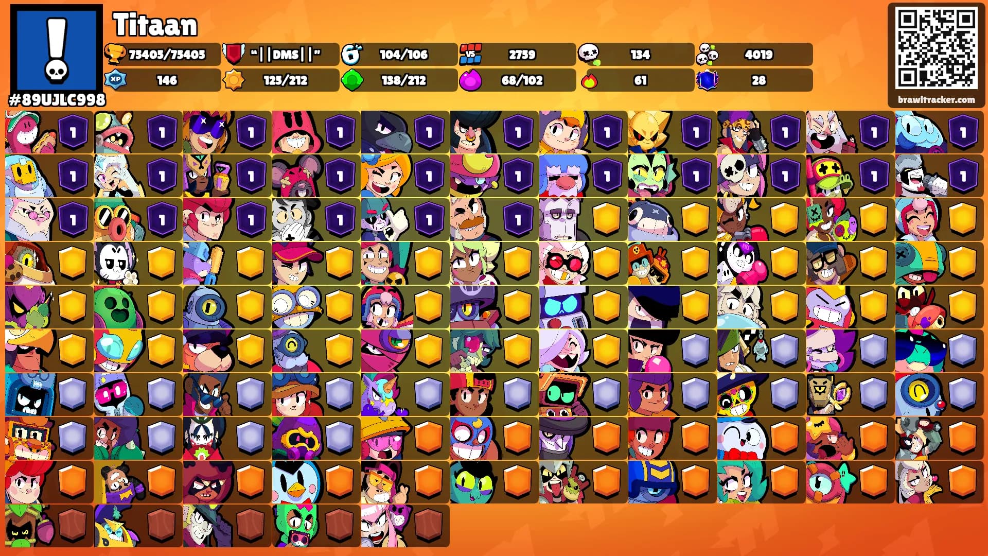 Titaan's Ranks
