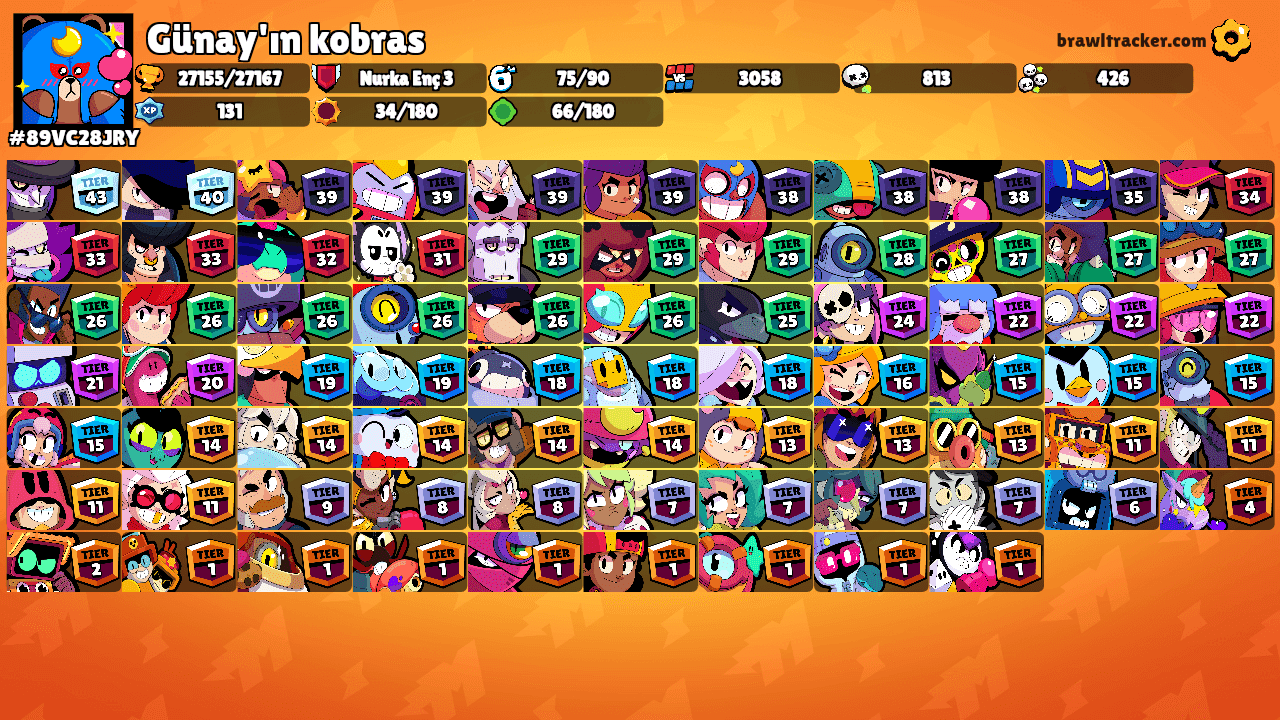 Günay'ın kobras's Ranks