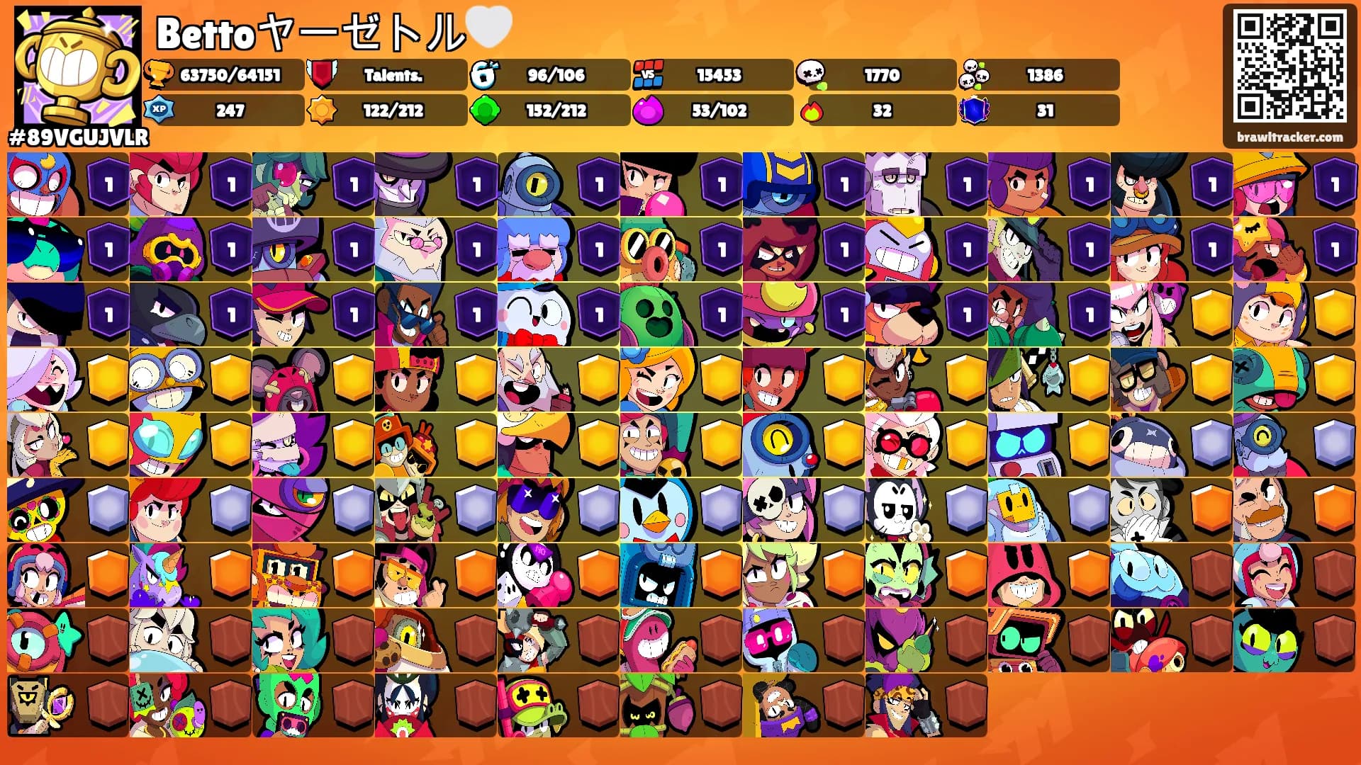 Bettoヤーゼトル🤍's Ranks