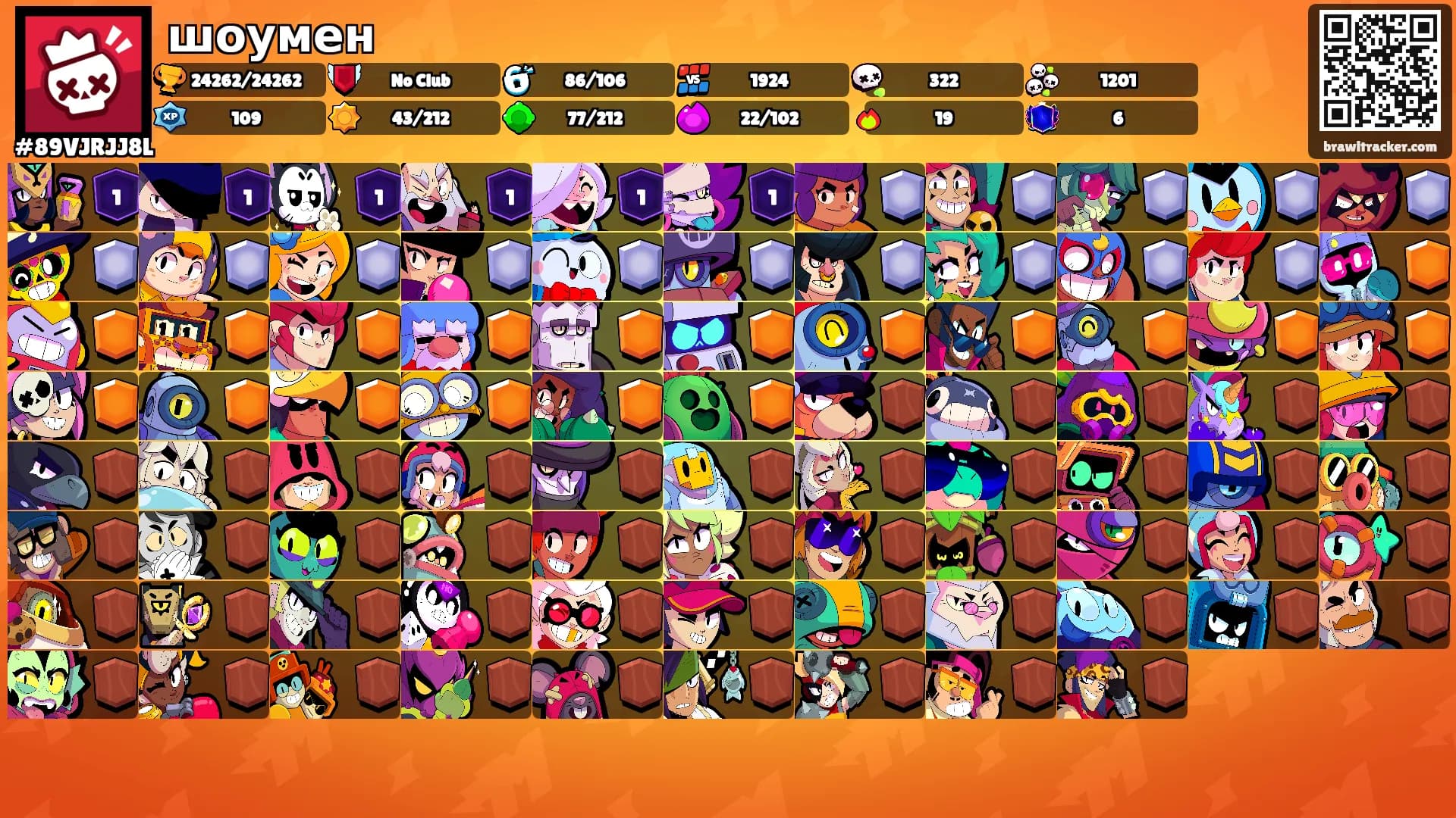 шоумен's Ranks