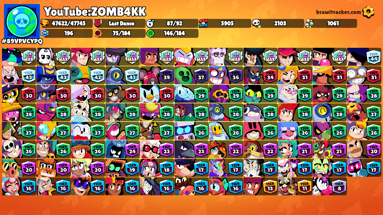 YouTube:ZOMB4KK's Ranks