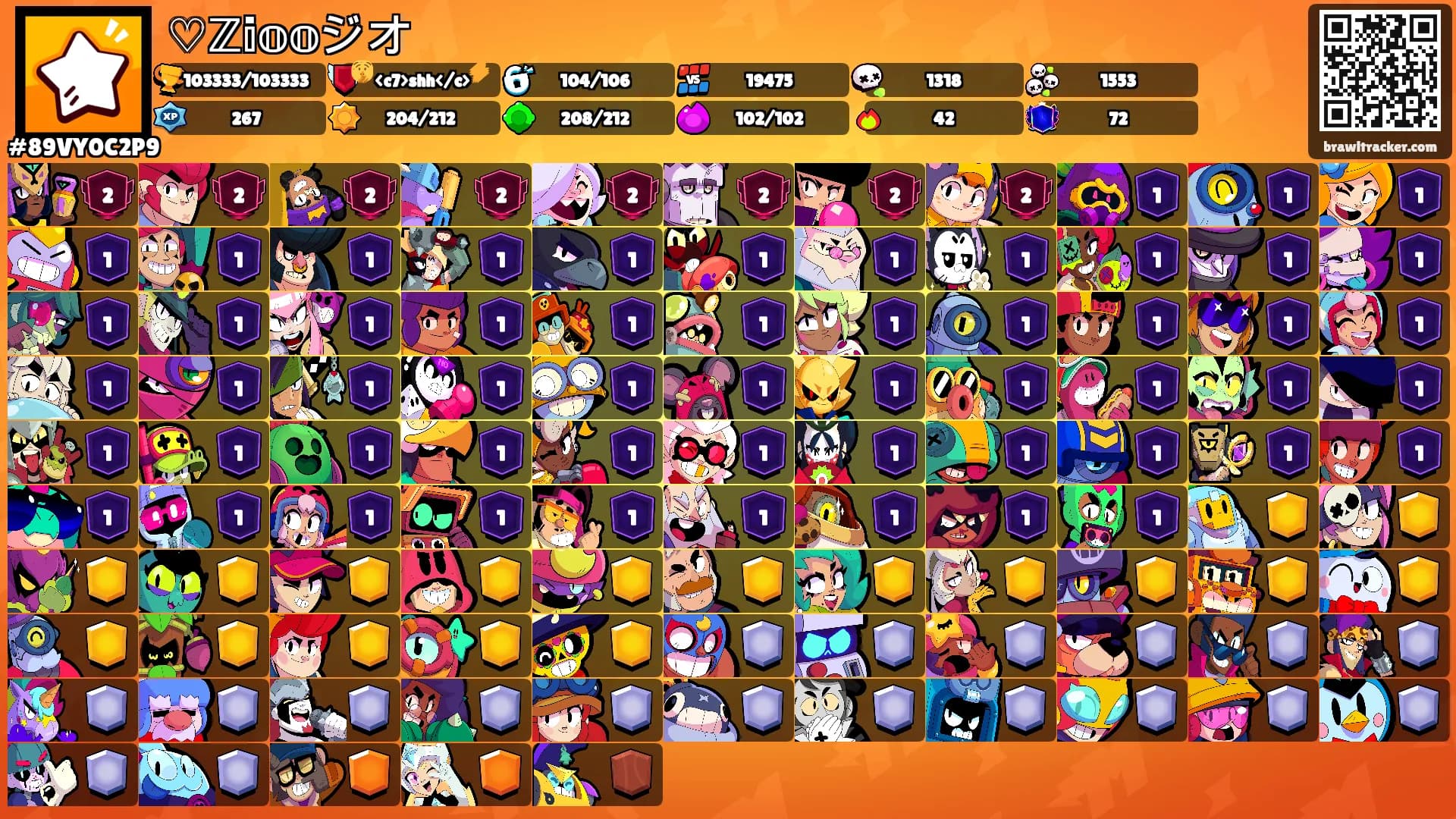 ♡ℤ𝕚𝕠𝕠ジオ's Ranks