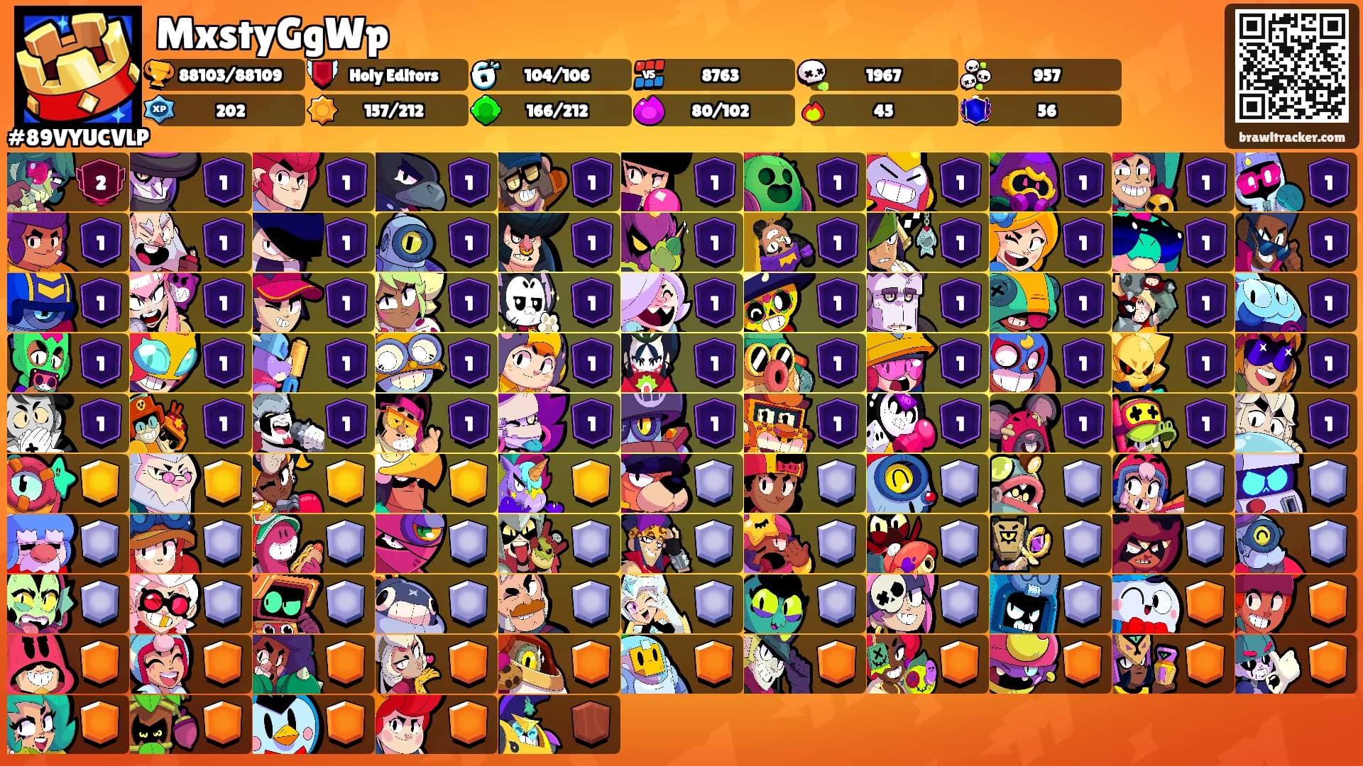 MxstyGgWp's Ranks