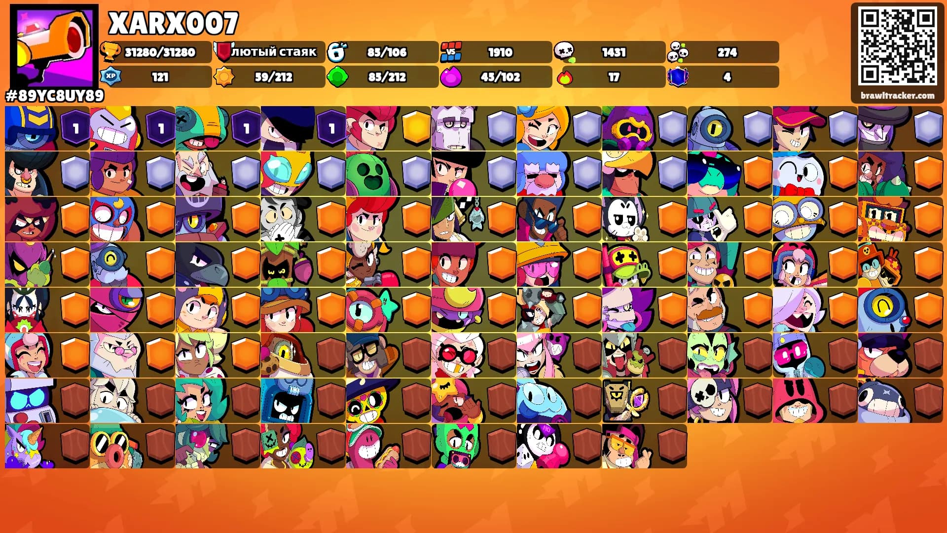 XARX007's Ranks