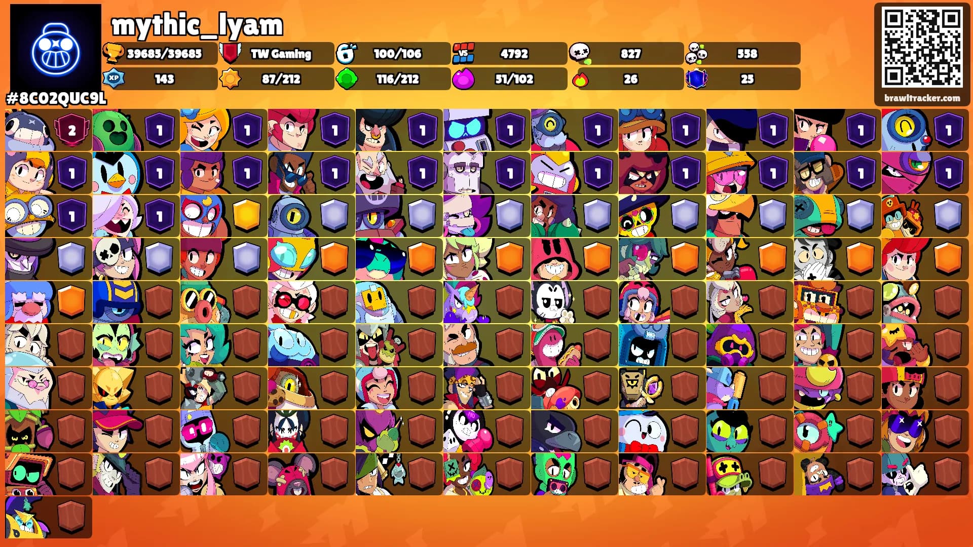 mythic_lyam's Ranks