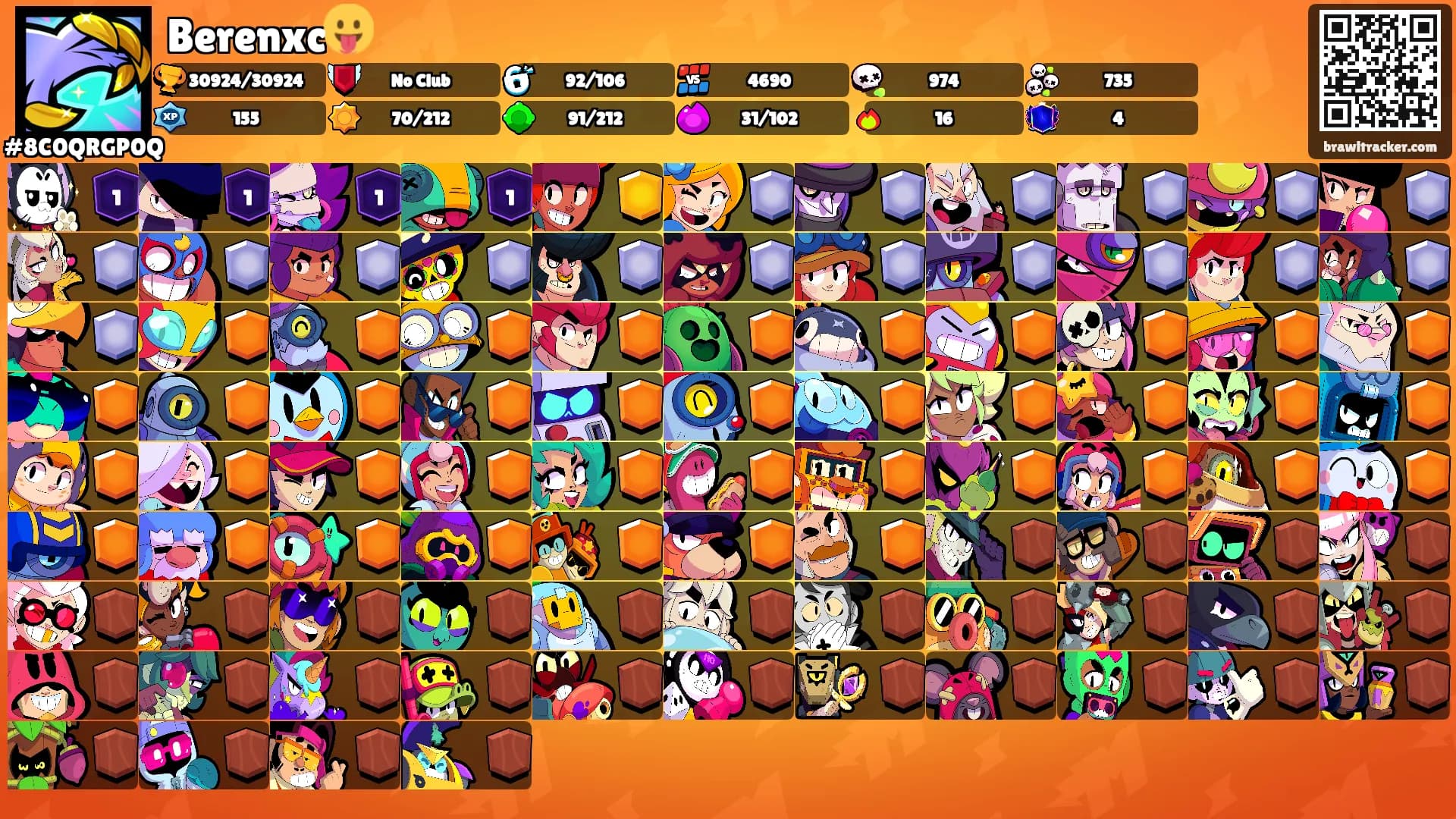 Berenxc😛's Ranks