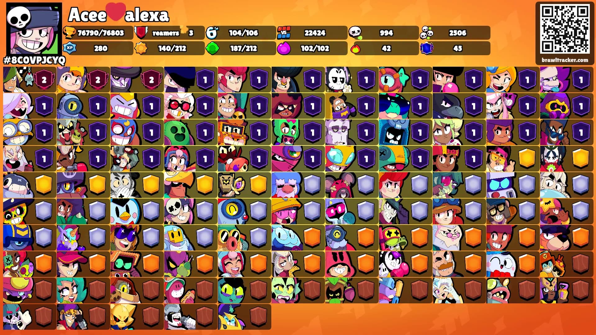 Acee❤️alexa's Ranks
