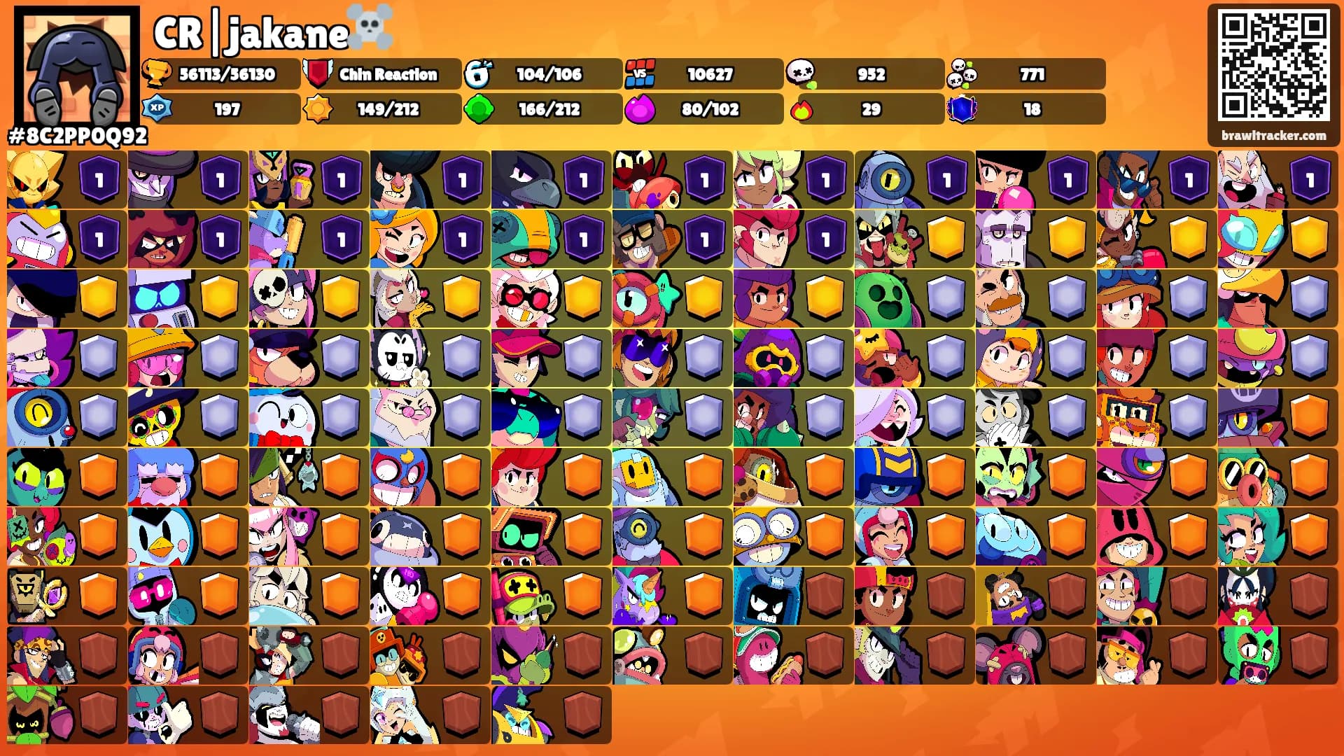 CR|jakane☠️'s Ranks