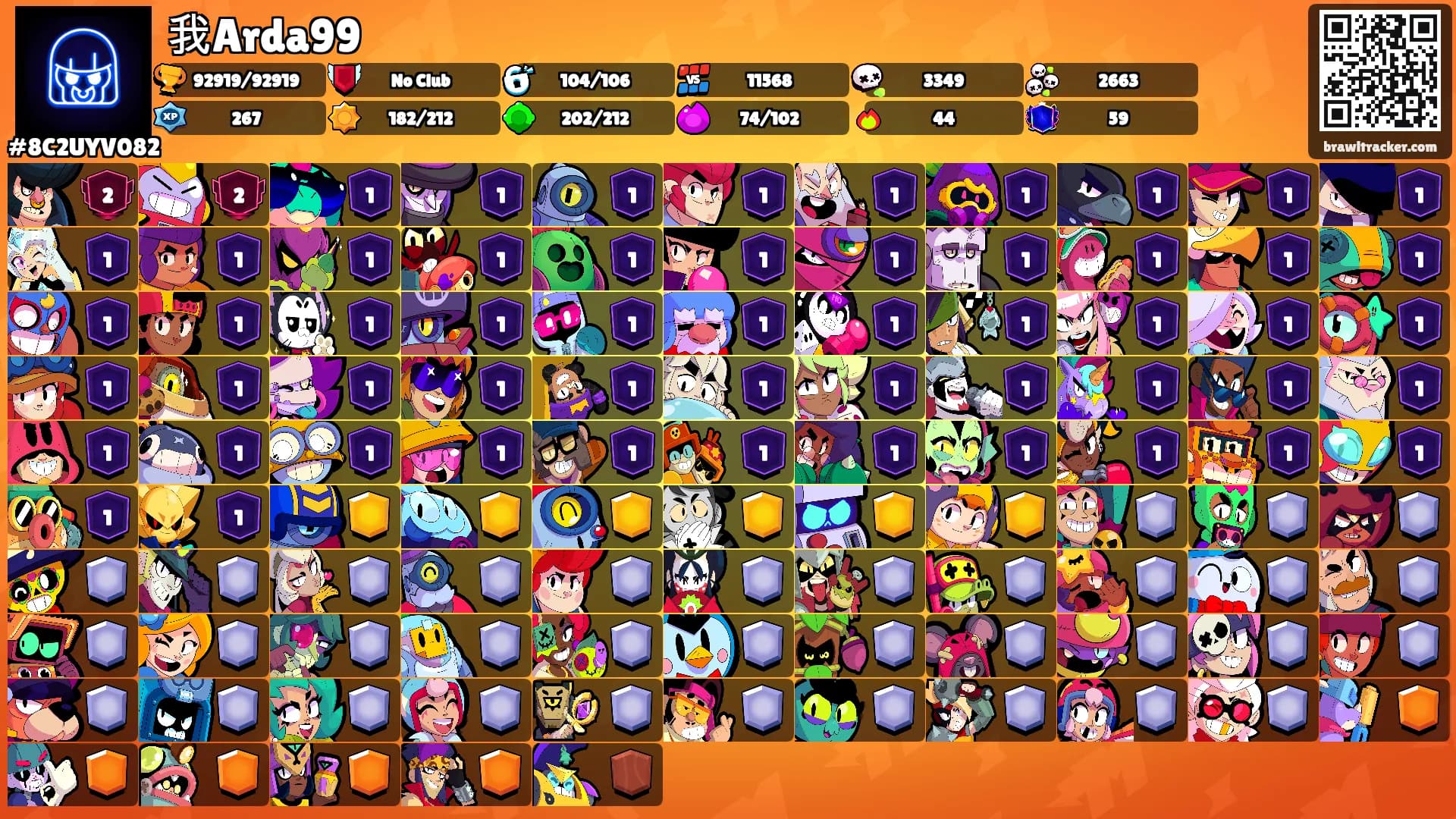 我Arda99's Ranks