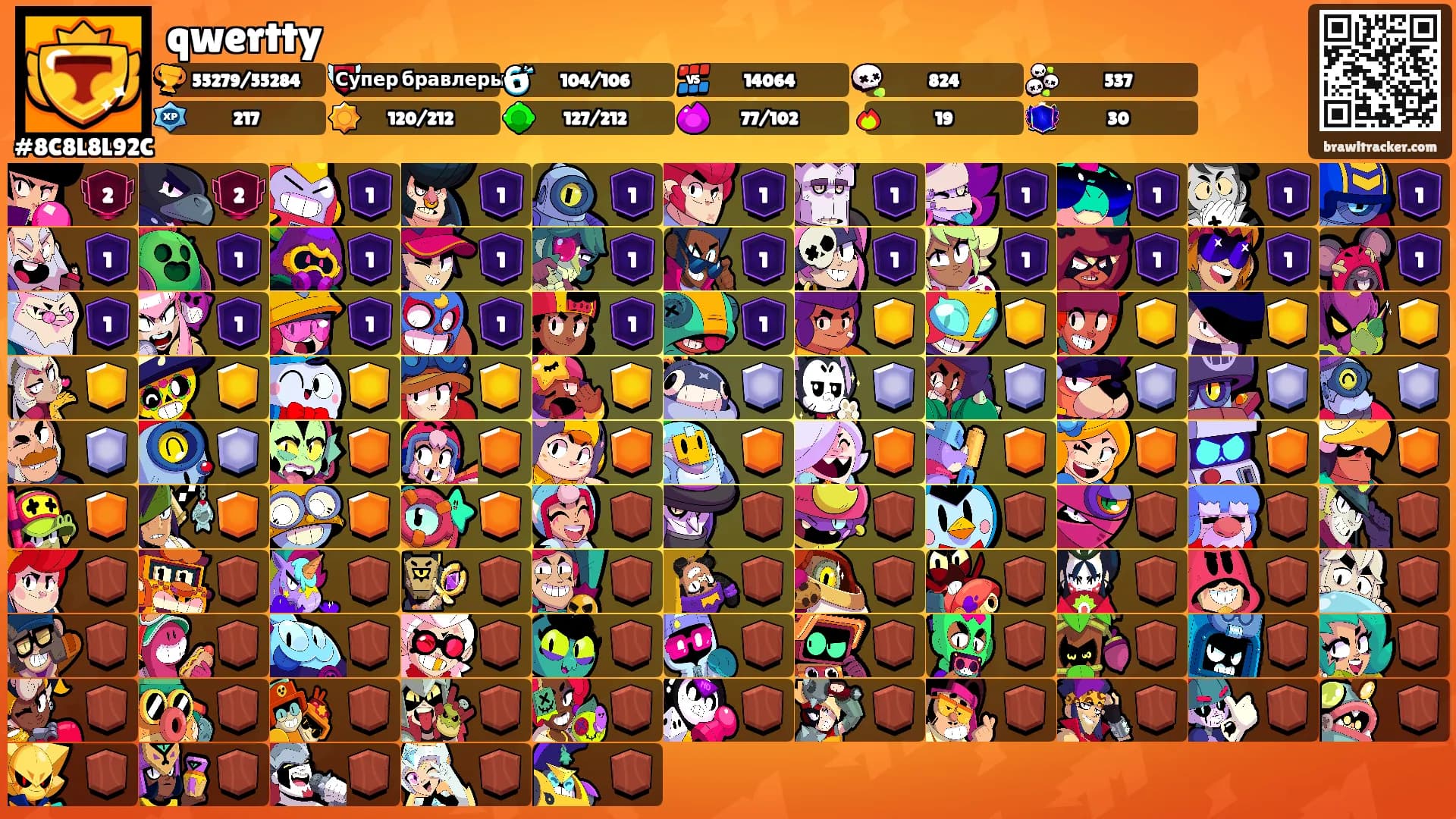qwertty's Ranks