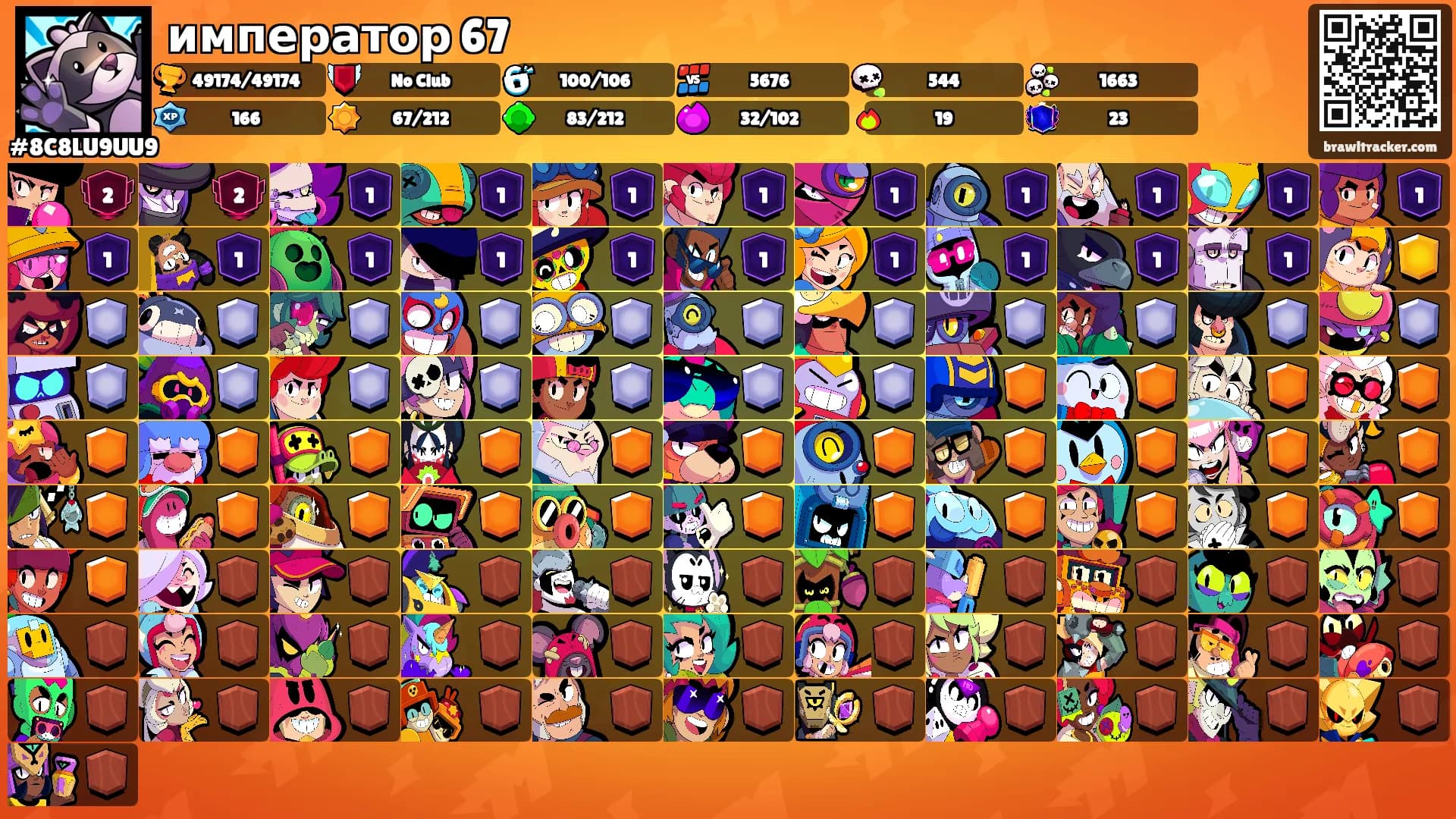 император 67's Ranks