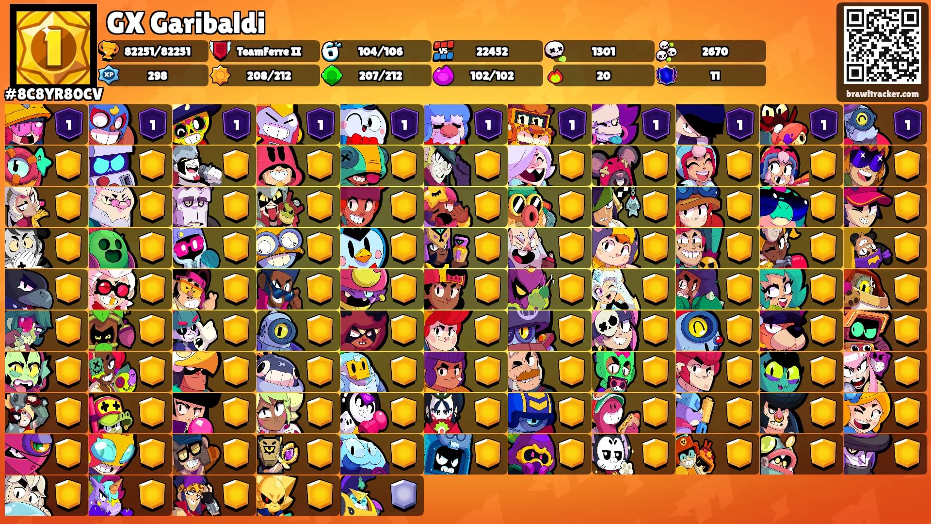 GX Garibaldi's Ranks
