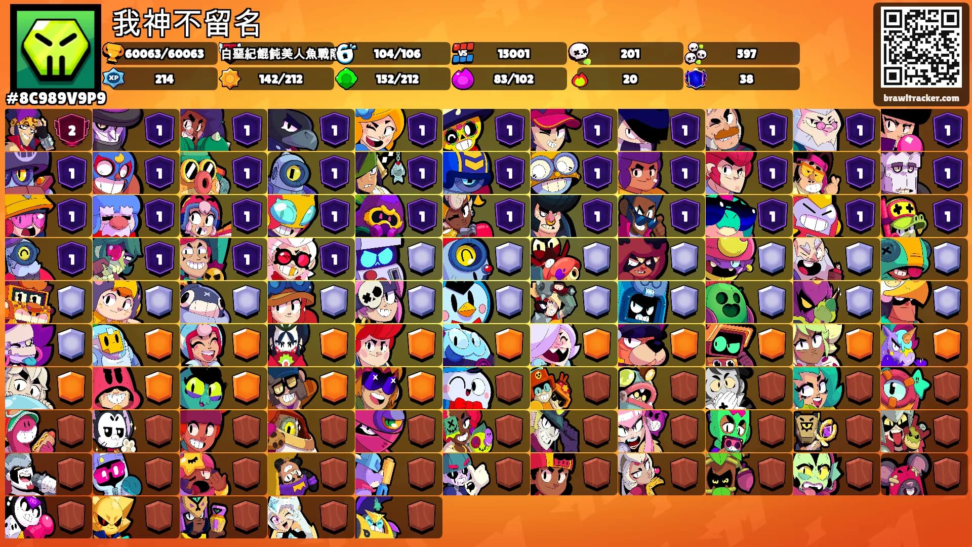 我神不留名's Ranks